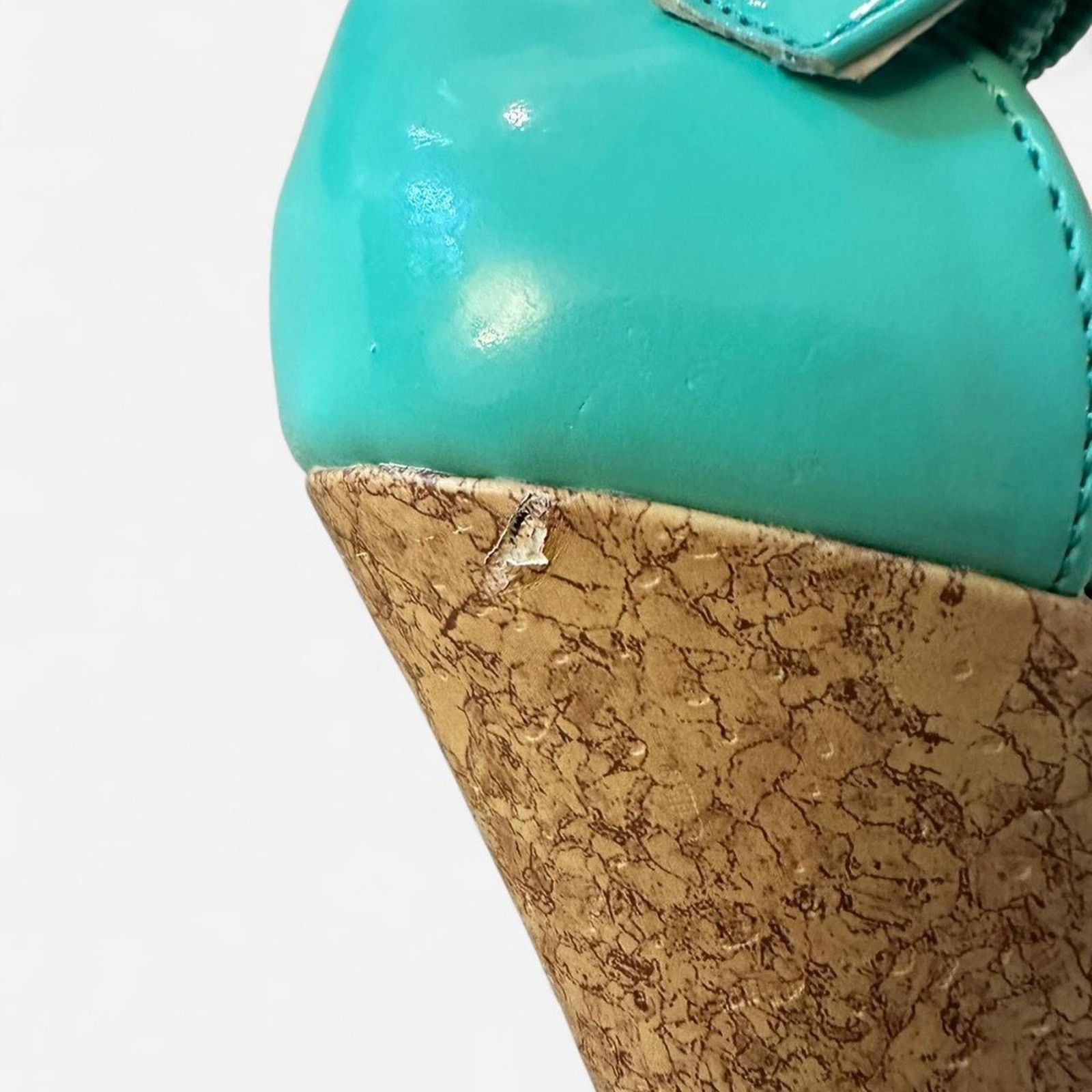 Other #y2kwedge #retroshoes #summerplatforms #turquoisesandals Size US 5.5 / IT 35.5 - 8 Thumbnail