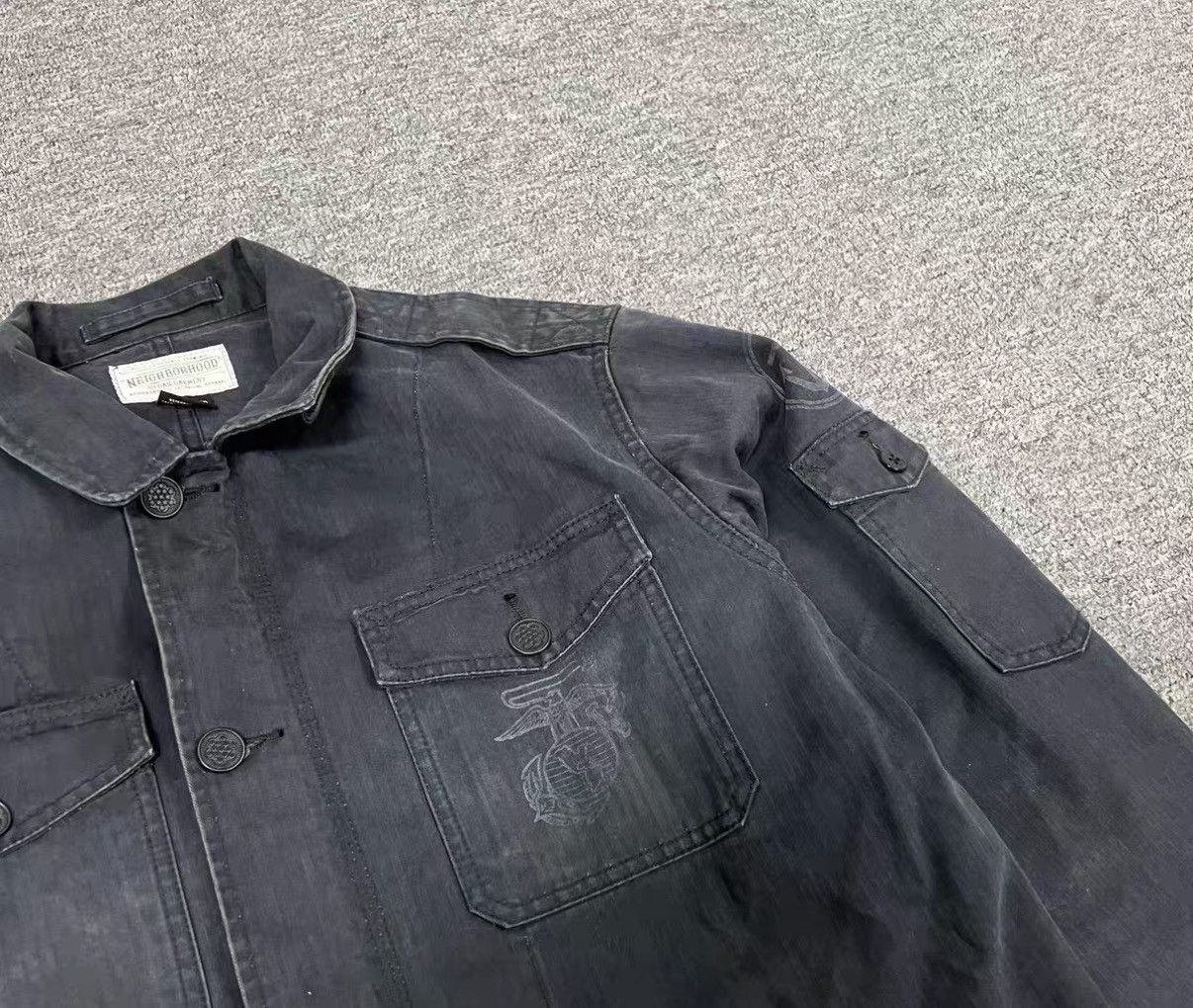 Neighborhood Neighborhood Embroidered Logo Shirt Jacket J16 Size US XL / EU 56 / 4 - 4 Thumbnail
