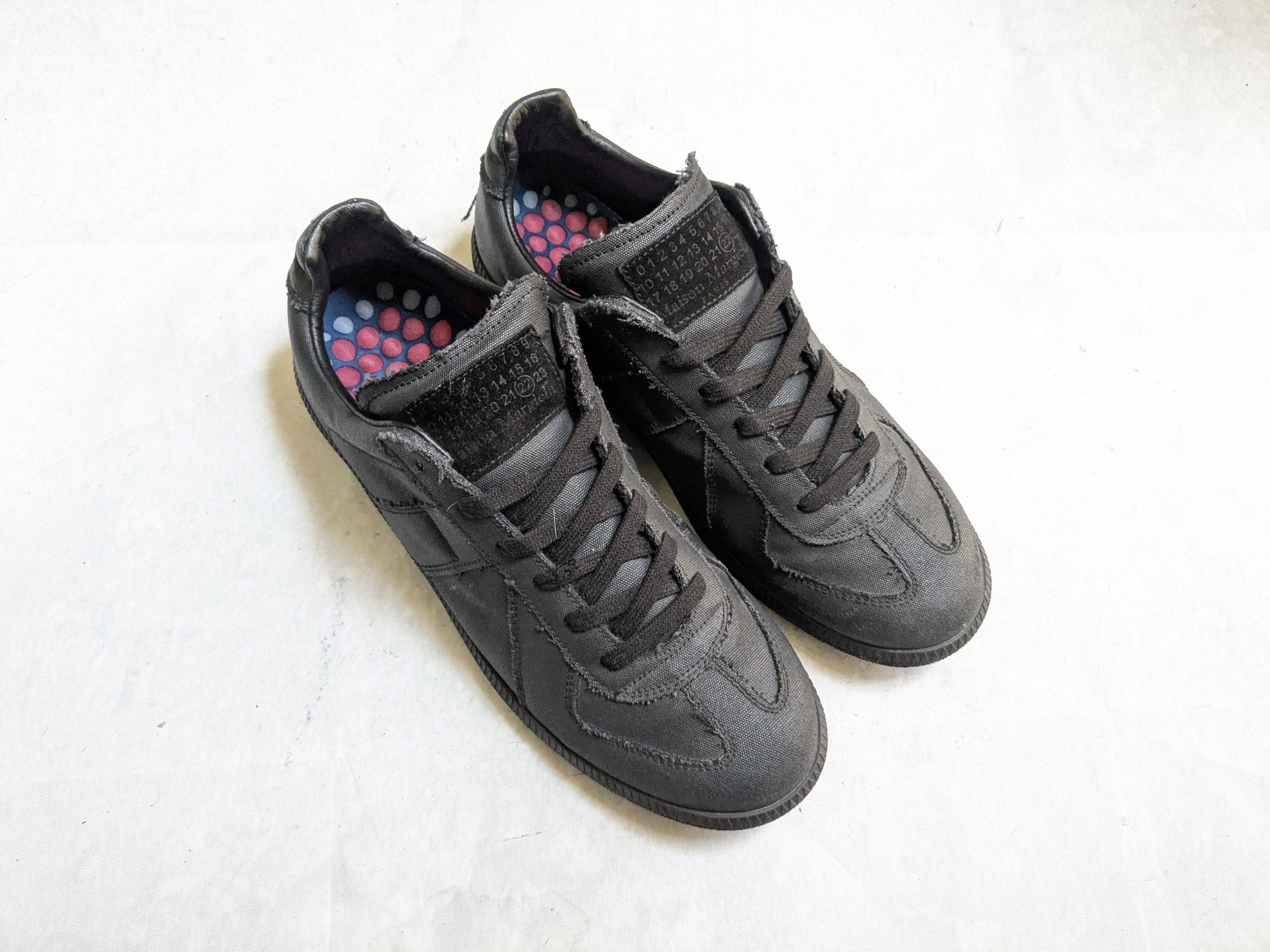 Maison Margiela Maison Margiela GAT Replica Black 10 43 Canvas Low Size US 10 / EU 43 - 5 Thumbnail