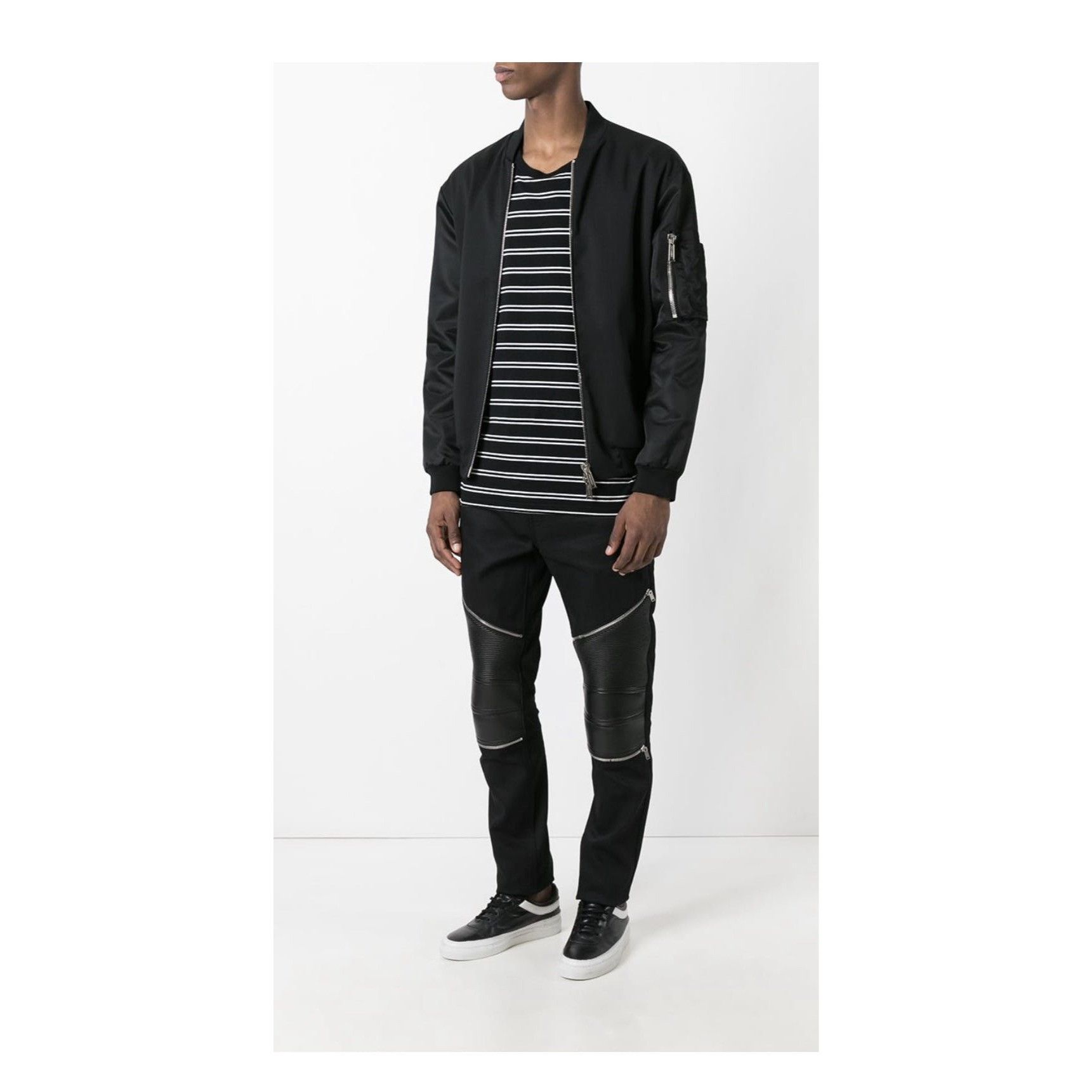 Saint Laurent Paris Saint Laurent Skinny Biker Jeans Size US 32 / EU 48 - 2 Thumbnail