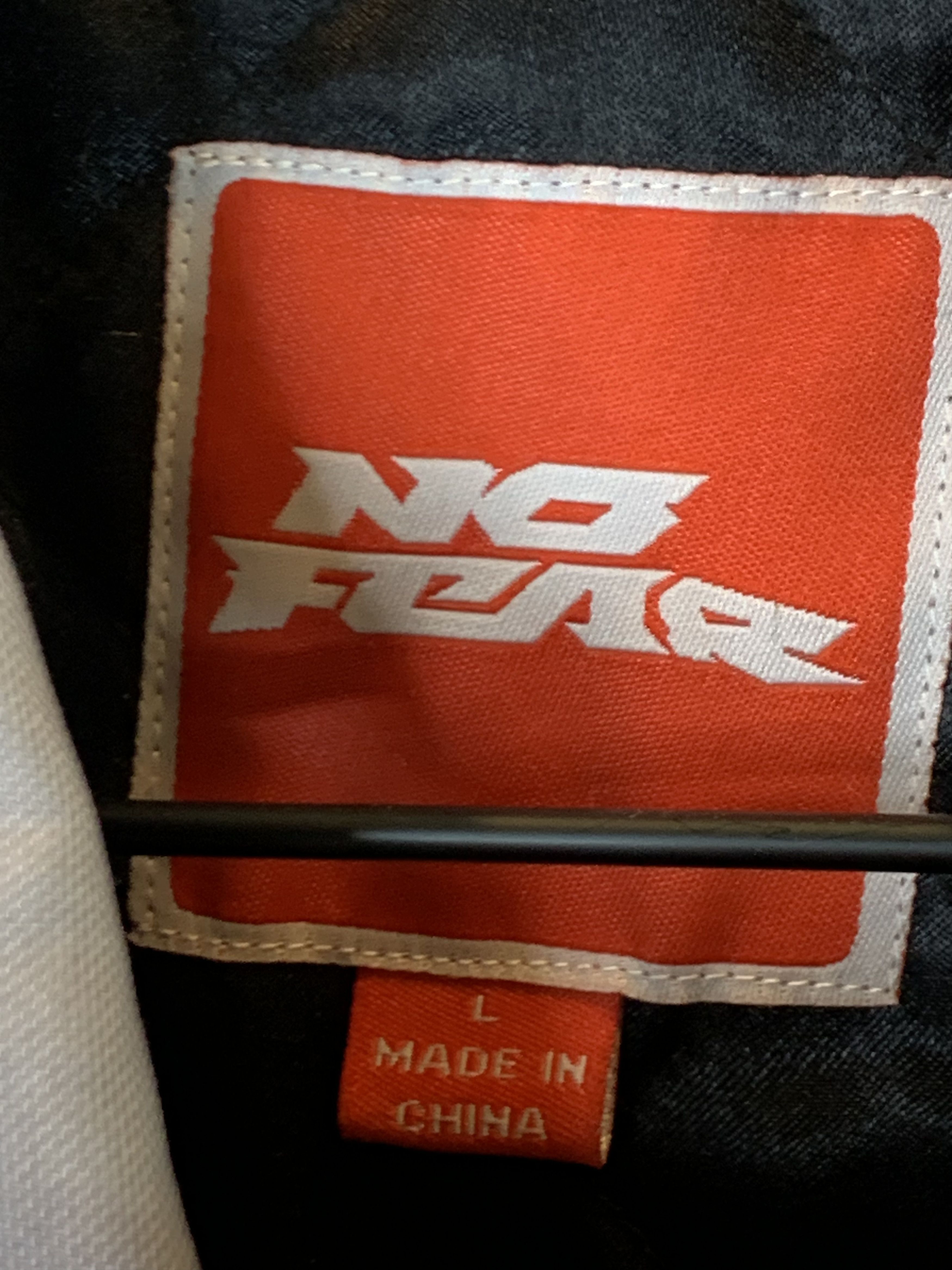No Fear *RARE* No Fear Iron Cross Flame Biker Embroidered Zip Jacket Size US L / EU 52-54 / 3 - 10 Thumbnail
