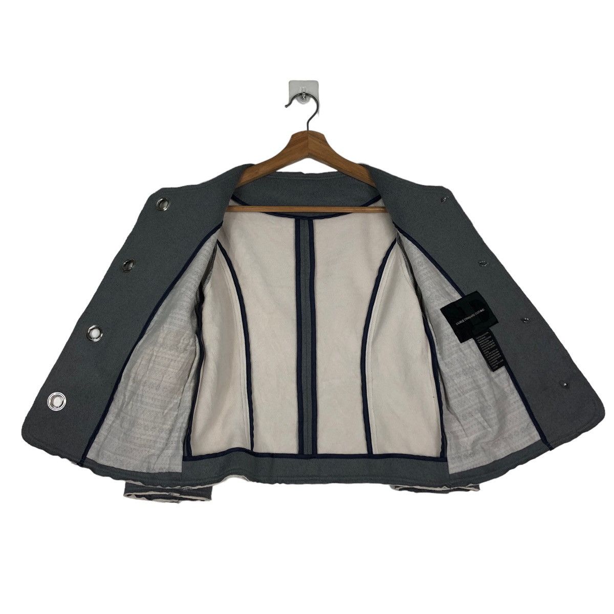 Japanese Brand 🔥Cropped Biker Jacket Double Standard Clothing Japan Size US M / EU 48-50 / 2 - 13 Thumbnail