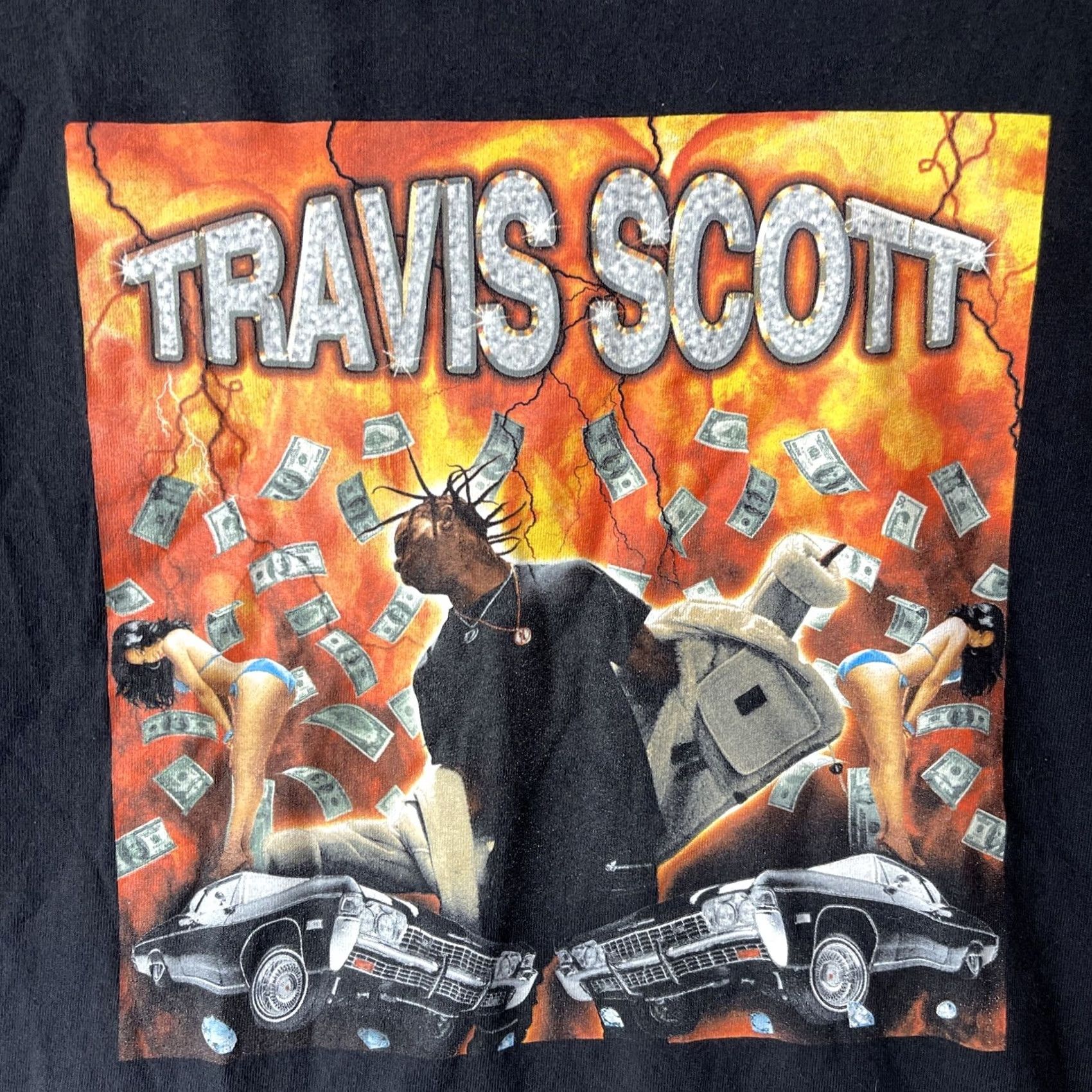 Diamond Supply Co. Travis Scott Shirt Mens Large Diamond Supply Co Hip Hop Tee Streetwear Adult Shirt Size US L / EU 52-54 / 3 - 4 Thumbnail
