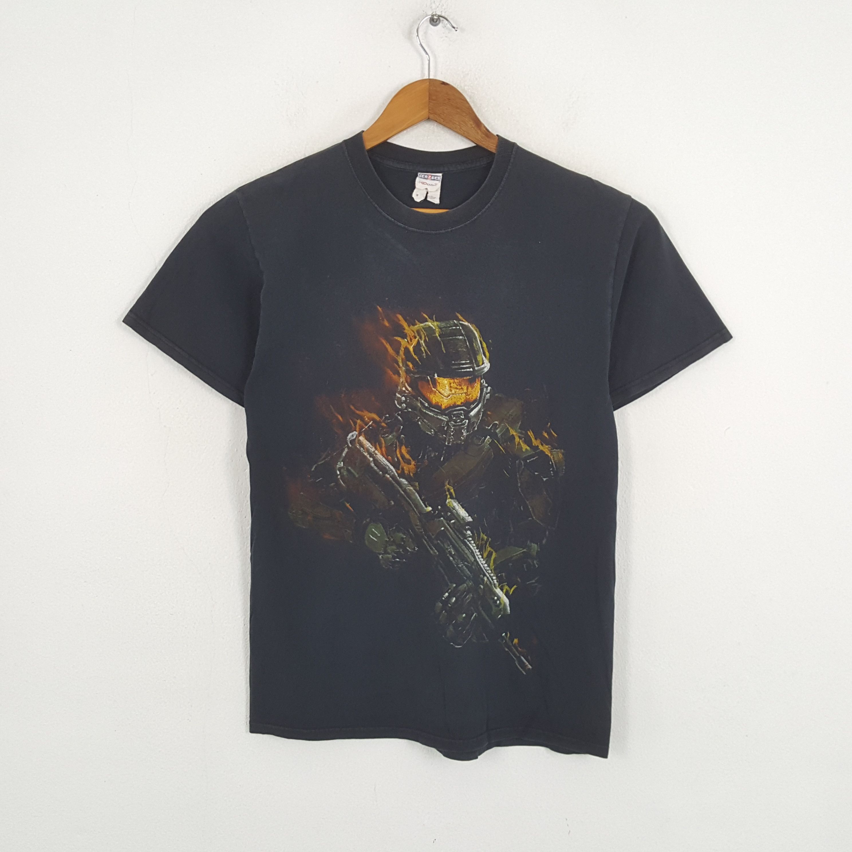 The Game × Vintage Vintage HALO MASTER CHIEF Playstation Games Movie T-Shirt Size US M / EU 48-50 / 2 - 1 Thumbnail