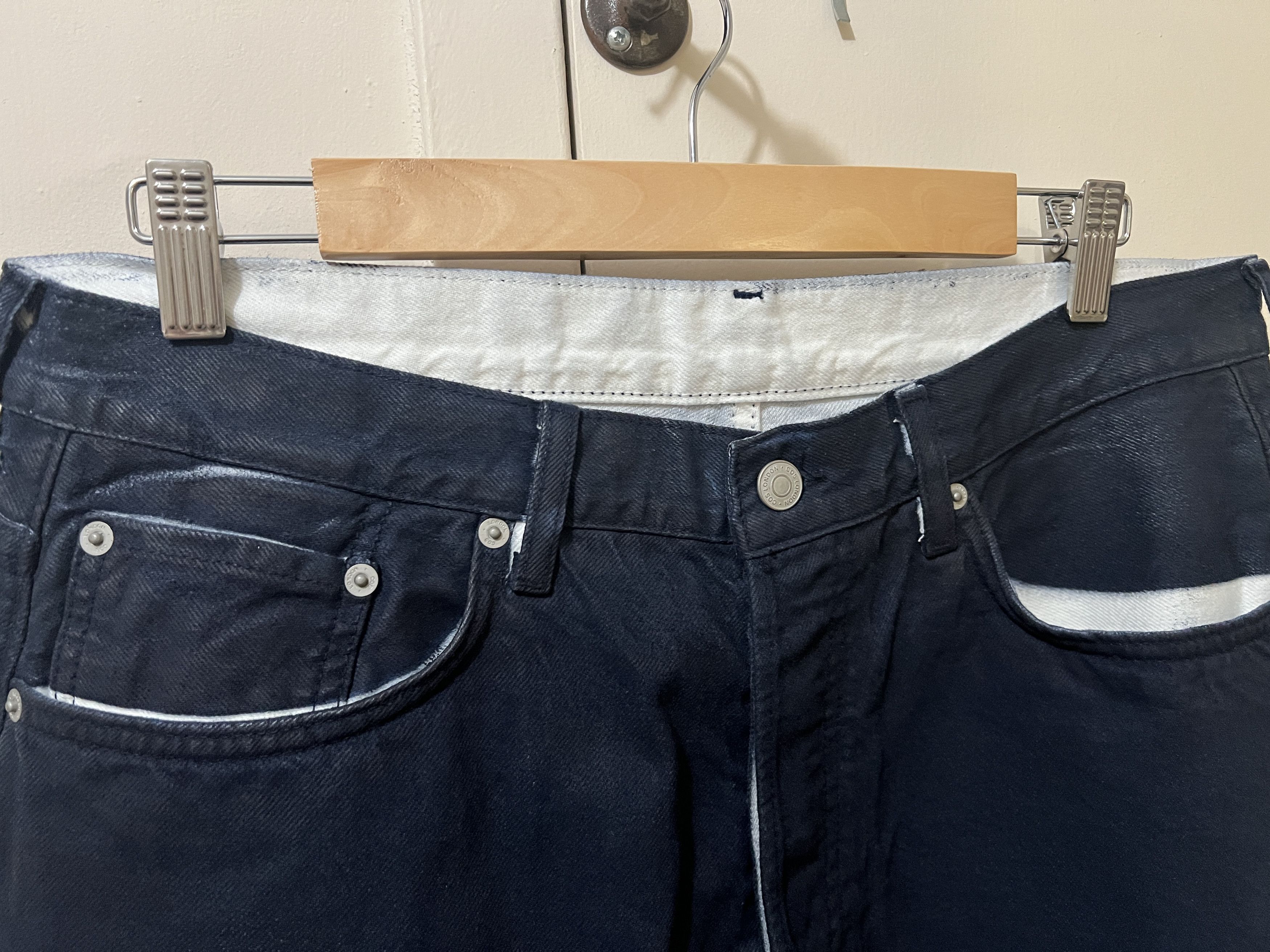 Cos COS VOLUME sprayed wide leg jeans Size US 30 / EU 46 - 9 Thumbnail