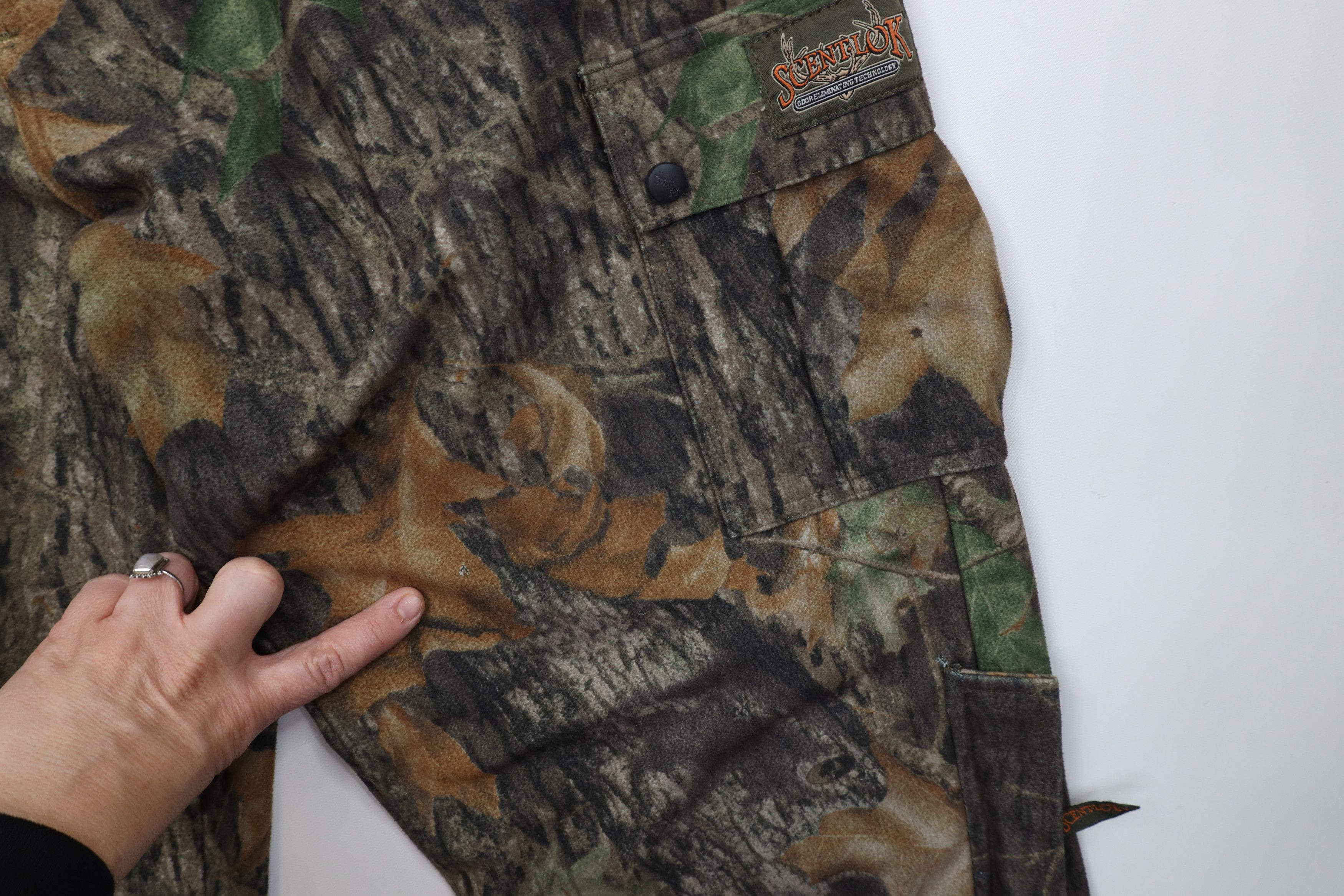 Vintage Vintage Streetwear Chamois Mossy Oak Camouflage Cargo Pants Size US 38 / EU 54 - 6 Thumbnail