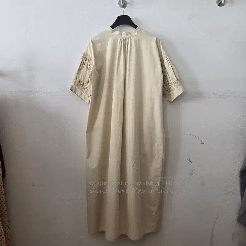 Jil Sander Jil Sander size 36 V-neck cotton dress with short sleeves Size M / US 6-8 / IT 42-44 - 5 Thumbnail