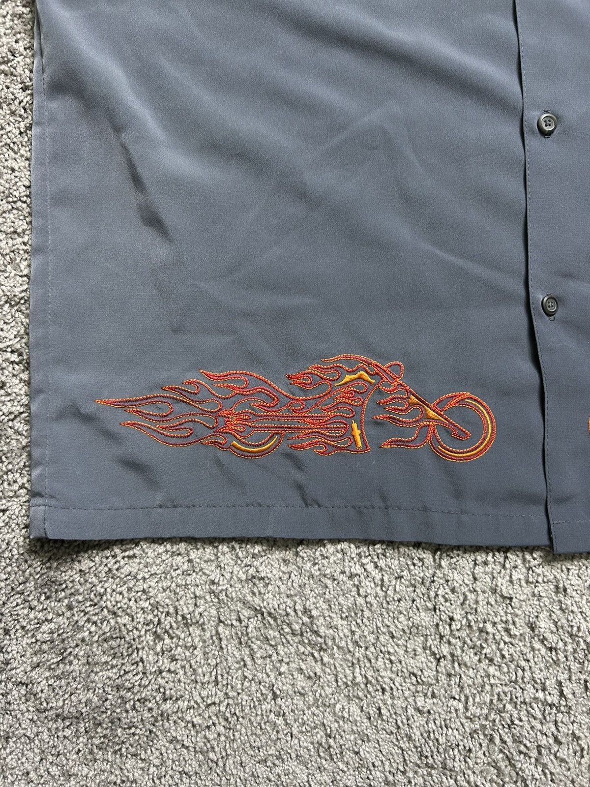 Other Vintage 70s/80s Saga Motorcycle Flames Short Sleeve USA Size US XL / EU 56 / 4 - 3 Thumbnail