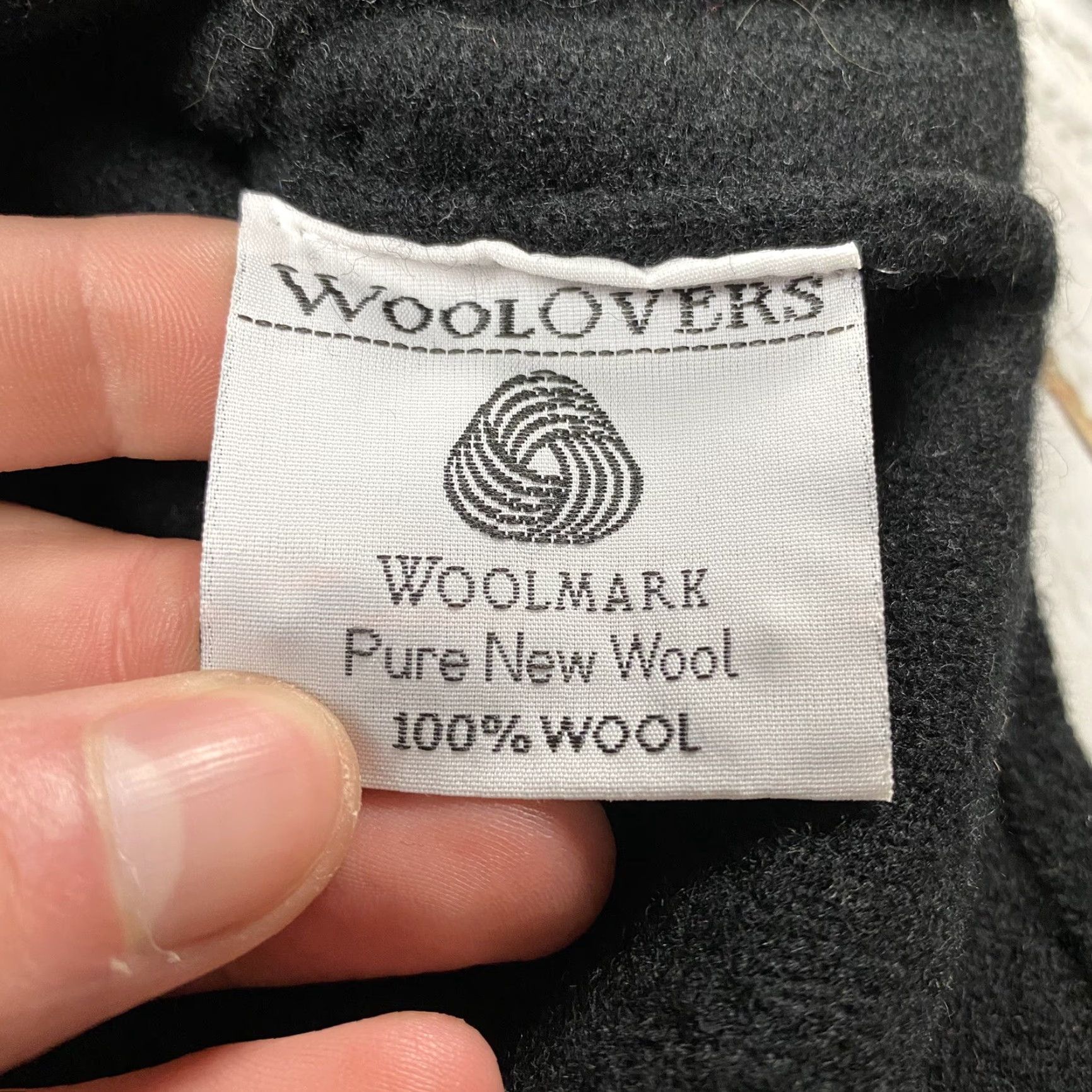 Vintage WOOLOVERS WOMENS CARDIGAN BLACK SIZE S PEARL BUTTON FRONT COLLARED PREPPY Size S / US 4 / IT 40 - 4 Thumbnail
