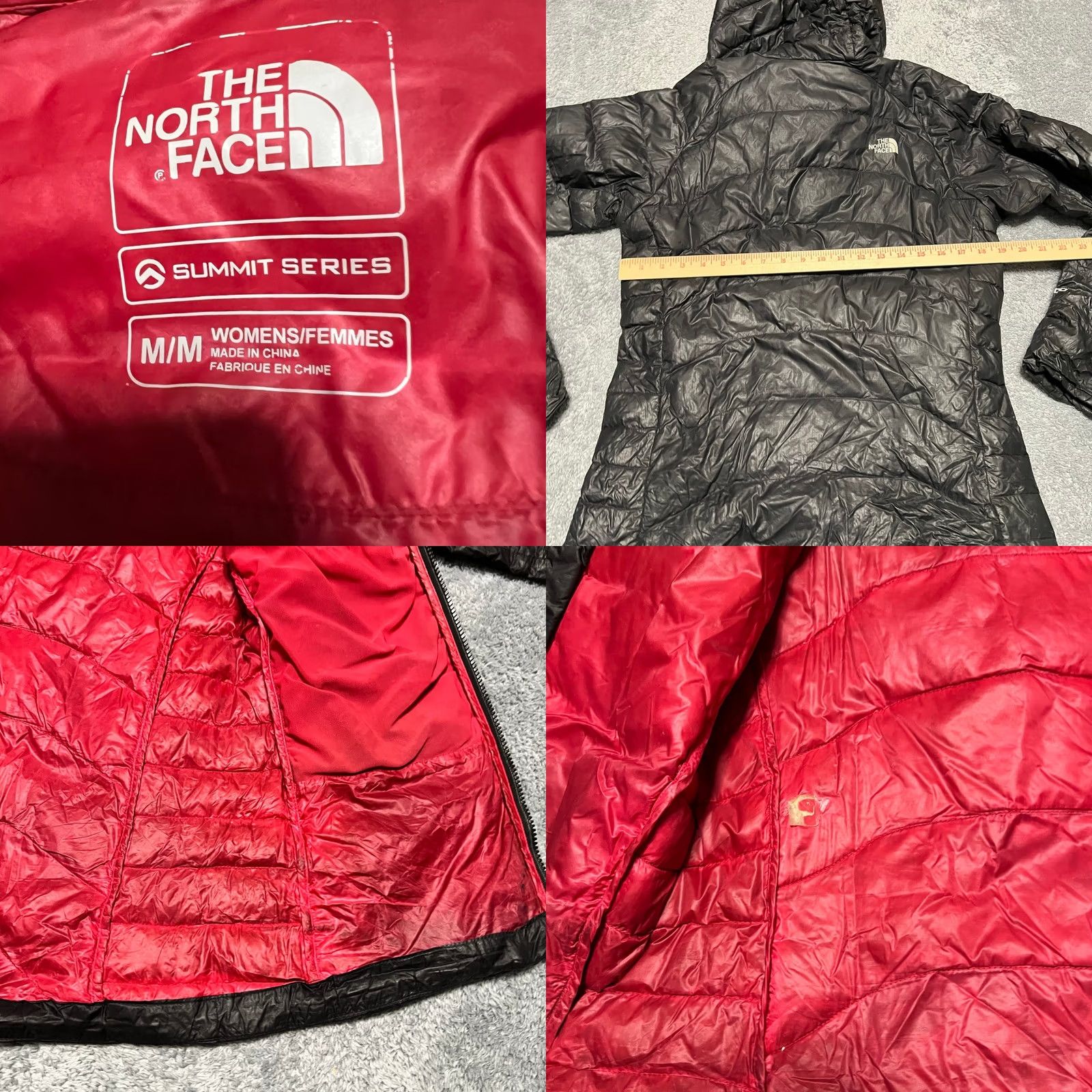 The North Face VINTAGE The North Face Puffer Jacket Womens Medium Summit Series 700 Down flaws Patch Wear spots Insulation light and air uneven Size M / US 6-8 / IT 42-44 - 8 Thumbnail