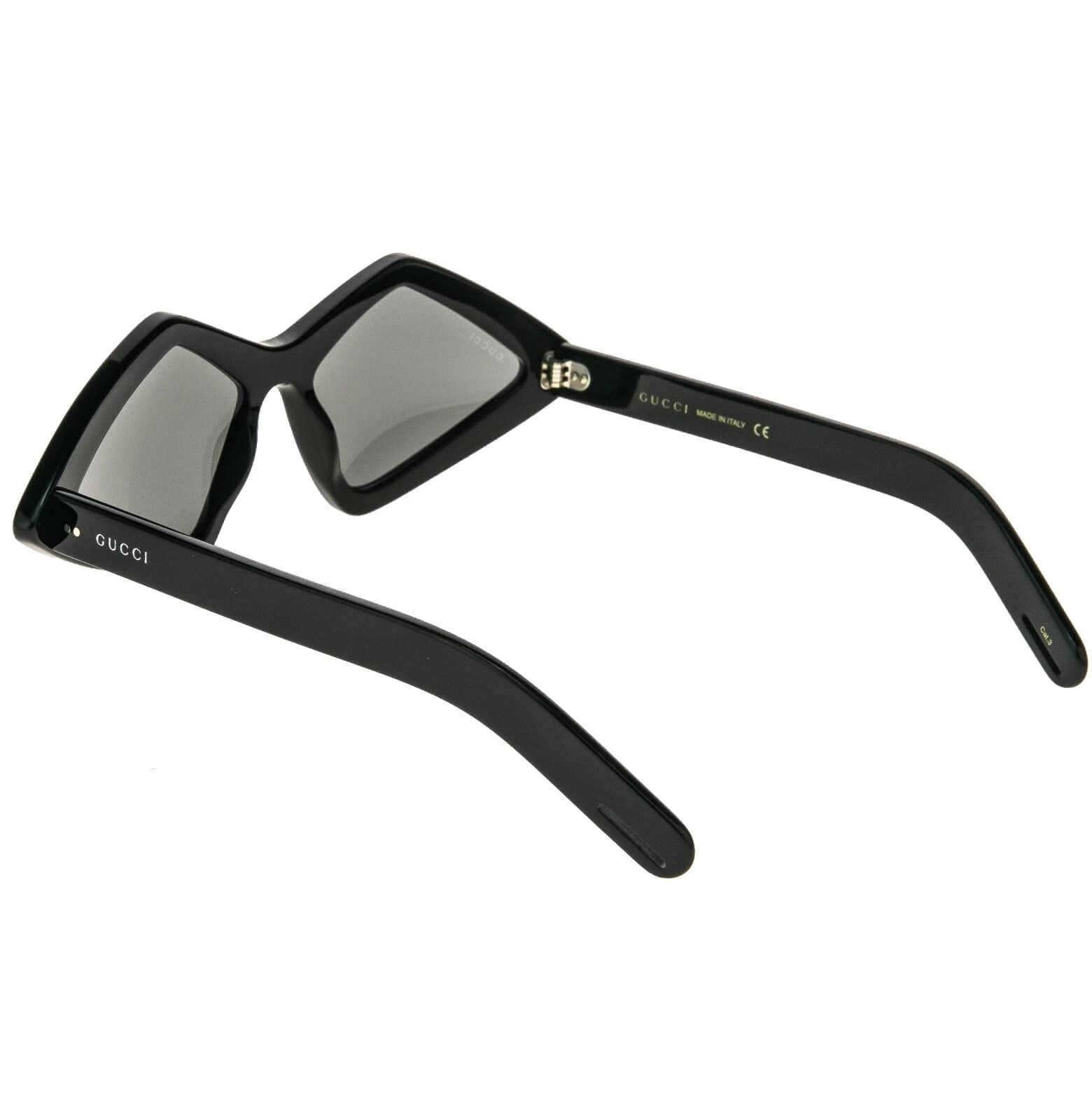 Gucci GUCCI GG0496S Hollywood 0496 Black Fashion Sunglasses 004 Size ONE SIZE - 9 Thumbnail