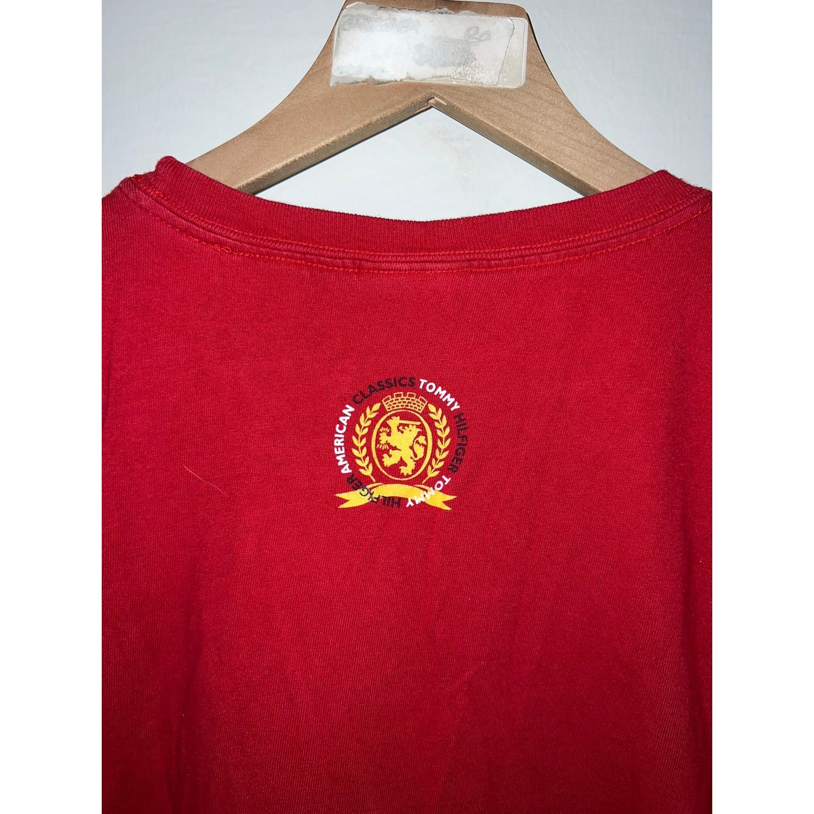 Tommy Hilfiger Y2K Tommy Hilfiger Red Shirt Tommy Classics Tee 2000s Large Size US L / EU 52-54 / 3 - 6 Thumbnail