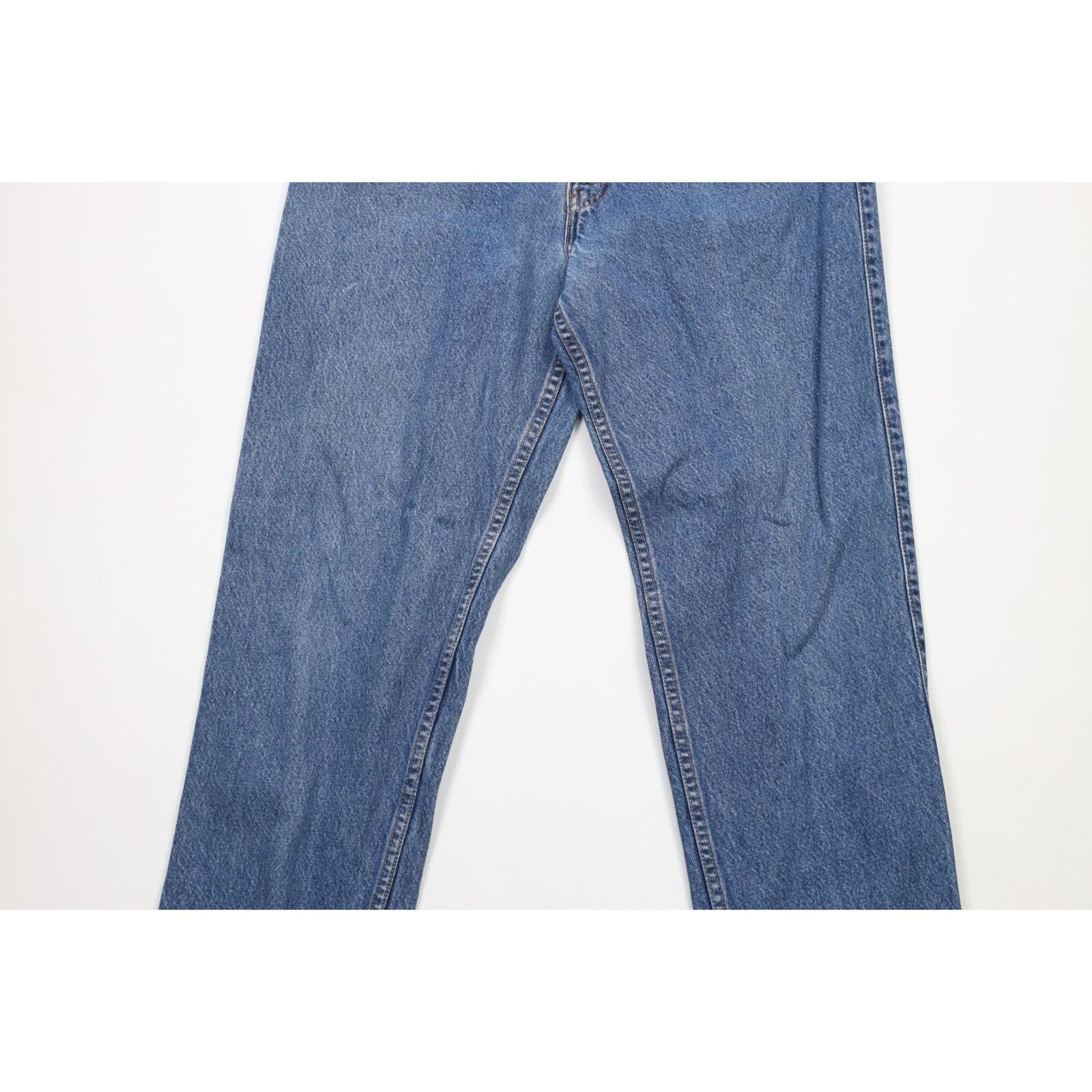 Levi's Vintage 90s Levis 540 Distressed Relaxed Fit Denim Jeans Size US 36 / EU 52 - 3 Thumbnail