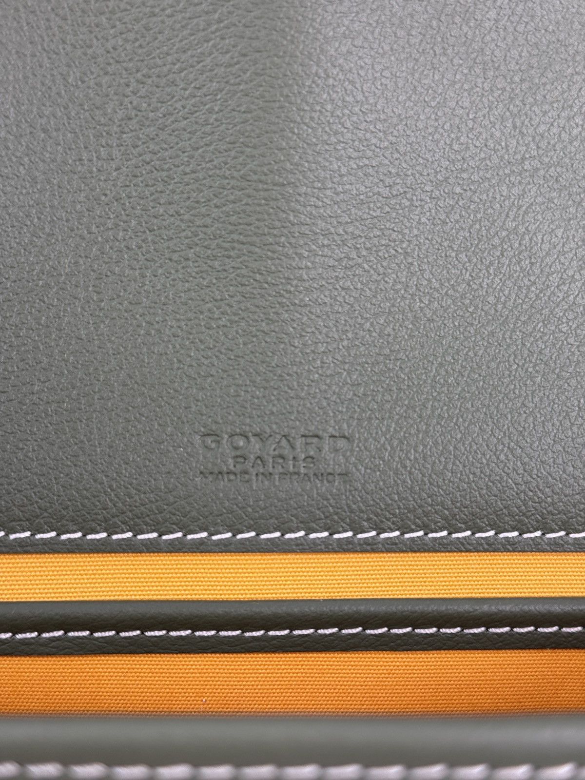 Goyard ARMY GREEN HAND PAINTED BELVEDERE PM *LIMITED EDITION* BAG Size ONE SIZE - 9 Thumbnail