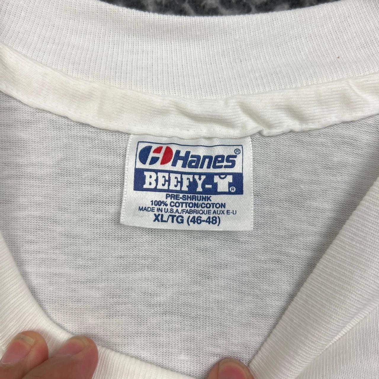 Hanes Vintage America's Cup Shirt Men XL White Beefy Deadstock Size US XL / EU 56 / 4 - 3 Thumbnail