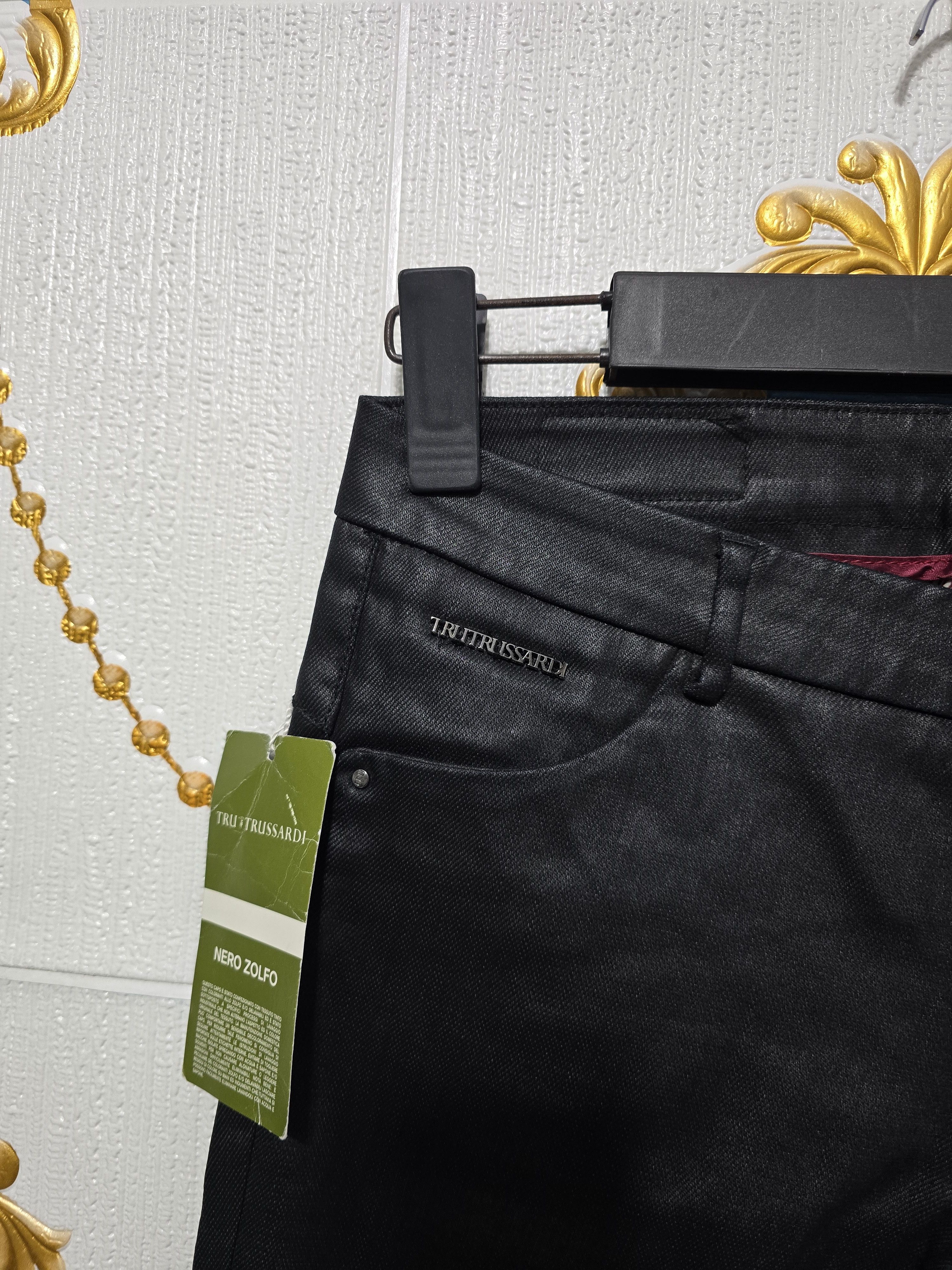 Trussardi TRUSSARDI pants women NERO ZOLFO color Size 28" / US 6 / IT 42 - 6 Thumbnail
