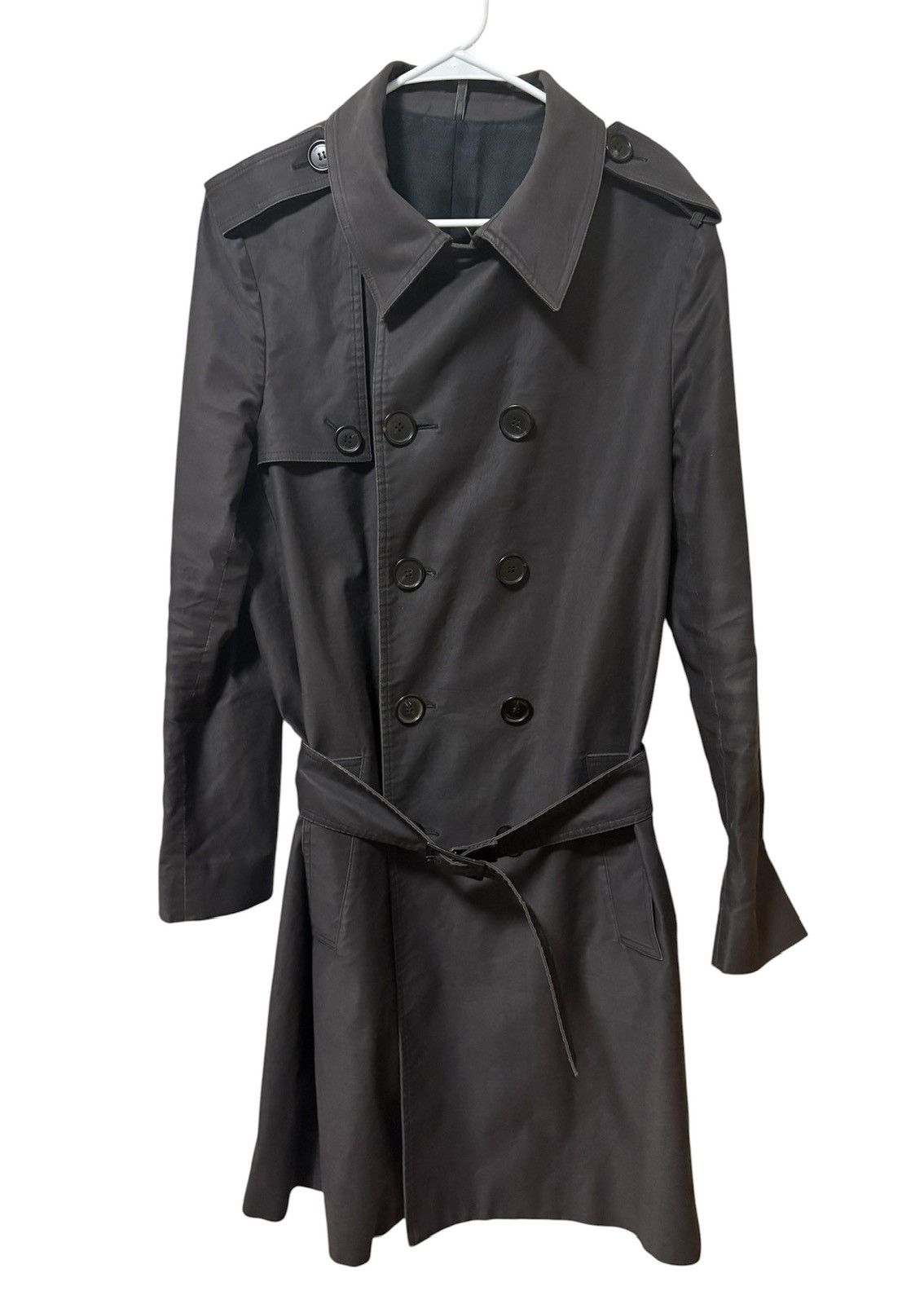 Dior Dior homme AW07 Khaki trench coat sz44 | Grailed