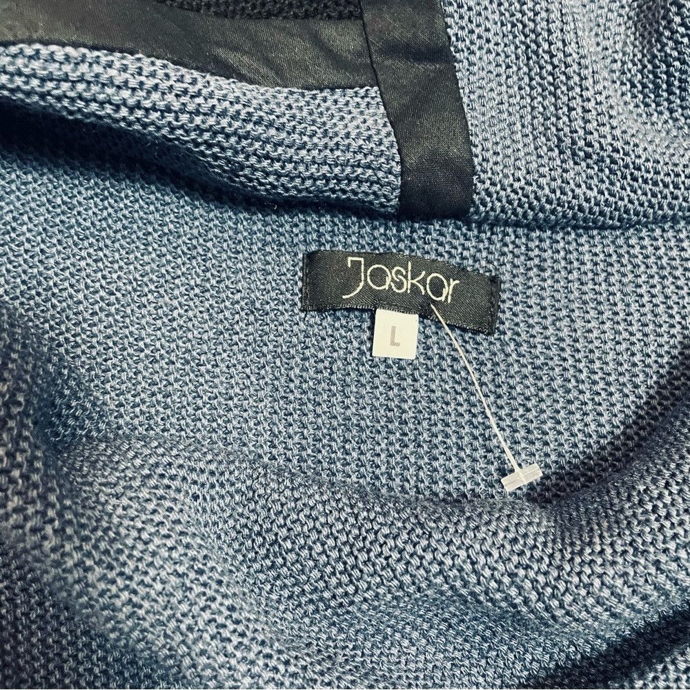 Other New Jaskar Sweater Blue Black Cotton Blend European Sweater Size L / US 10 / IT 46 - 7 Thumbnail