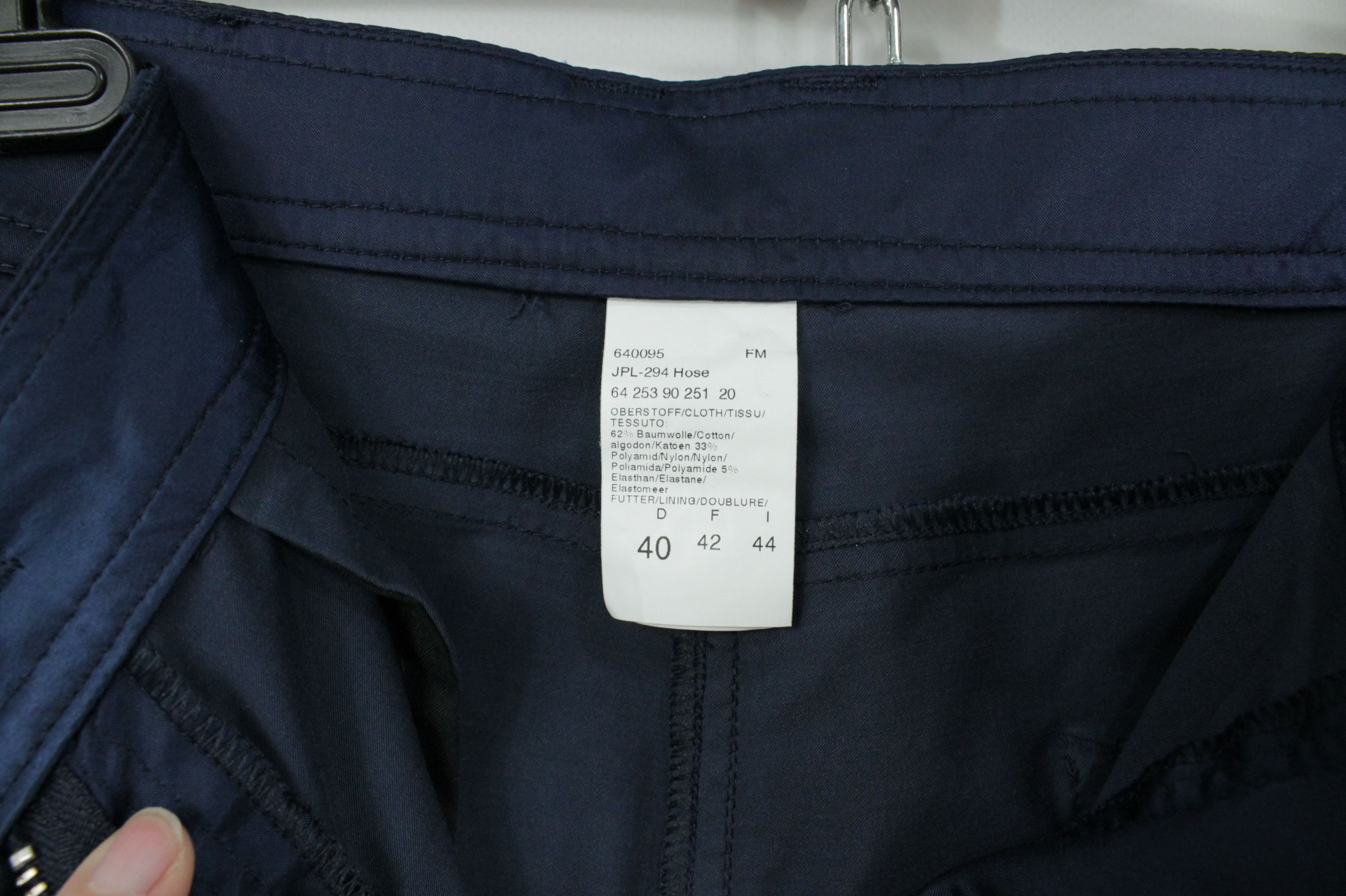 Designer AirField Elegant Pantsuit Savanna Blue Blazer Women's Size M / US 6-8 / IT 42-44 - 14 Thumbnail