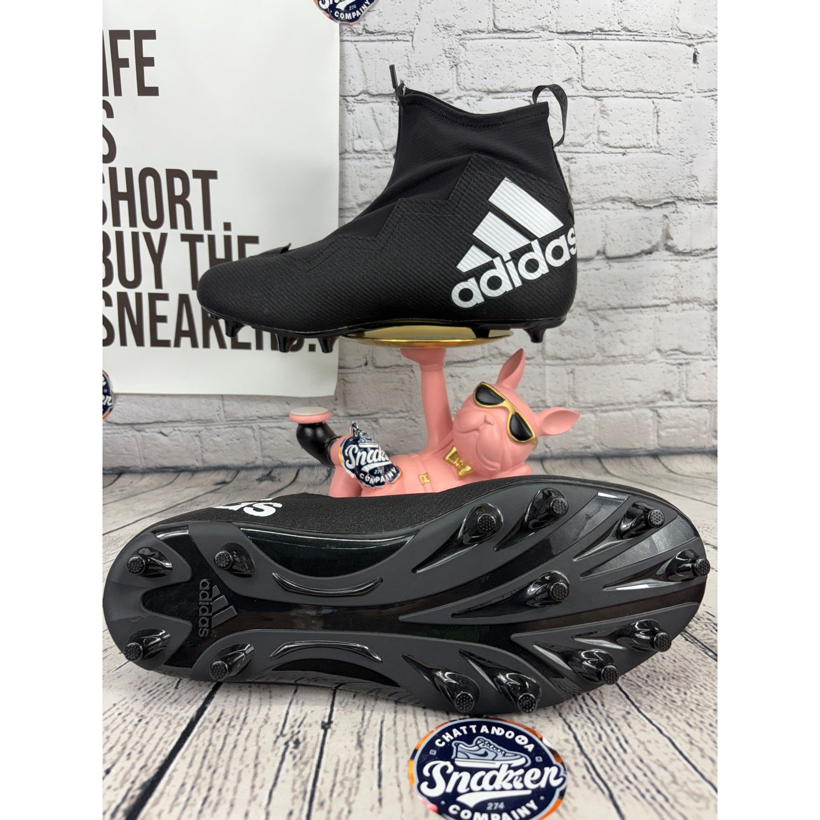Adidas Adidas SM Nasty Fly Football Cleats Mens 17 Black Lineman Size US 15 / EU 48 - 7 Thumbnail