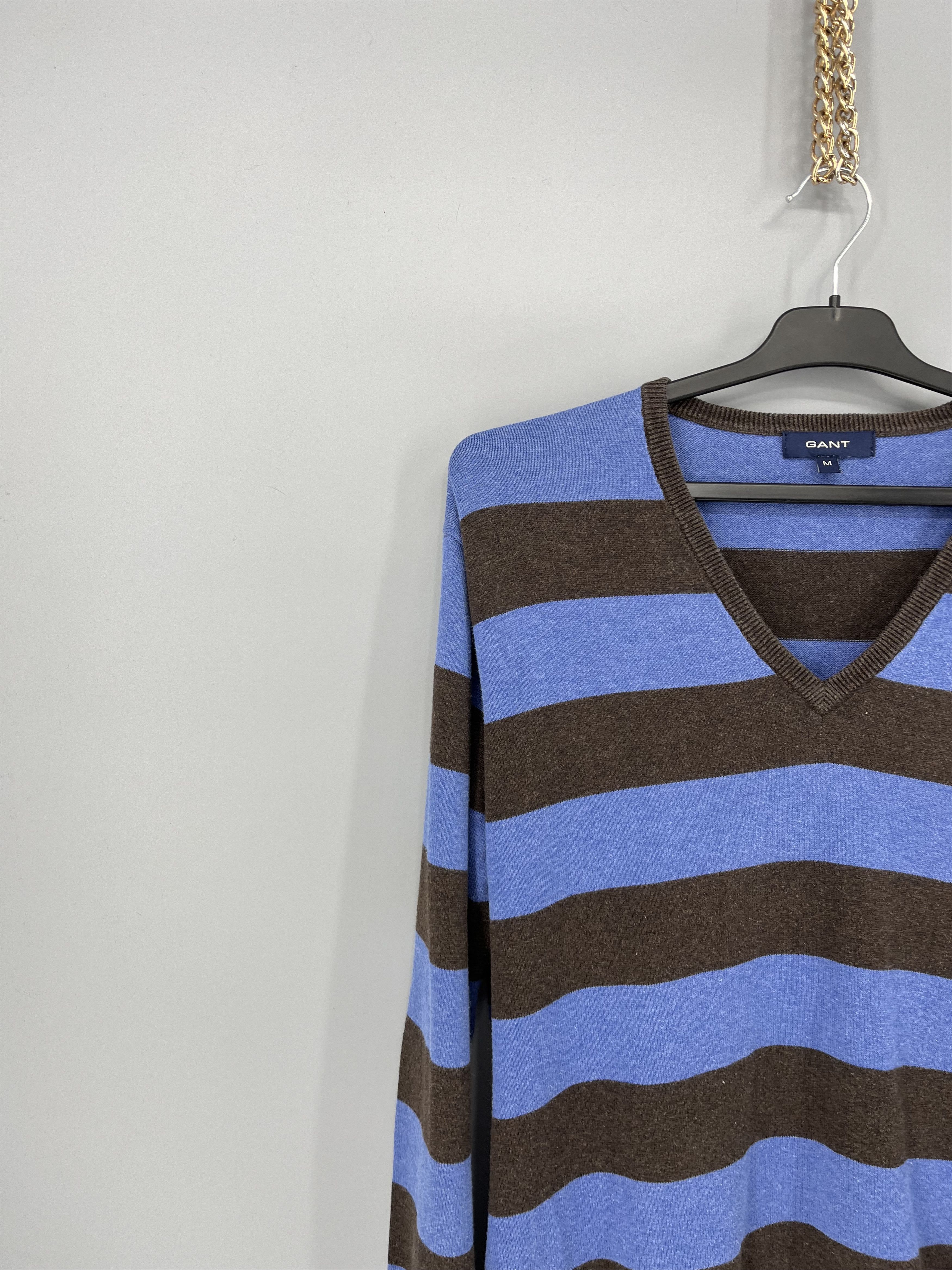 Gant × Vintage Gant Vintage Extra Fine Lambswool V Neck Sweater Size L Size US M / EU 48-50 / 2 - 4 Thumbnail