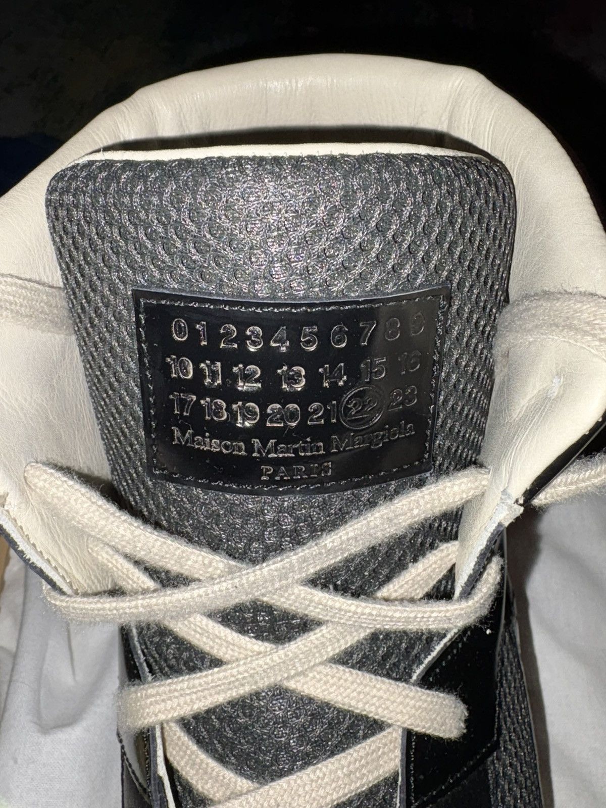 Maison Margiela Maison Martin Margiela Reflective High Top Sneakers RARE!!!! Size US 12 / EU 45 - 6 Thumbnail
