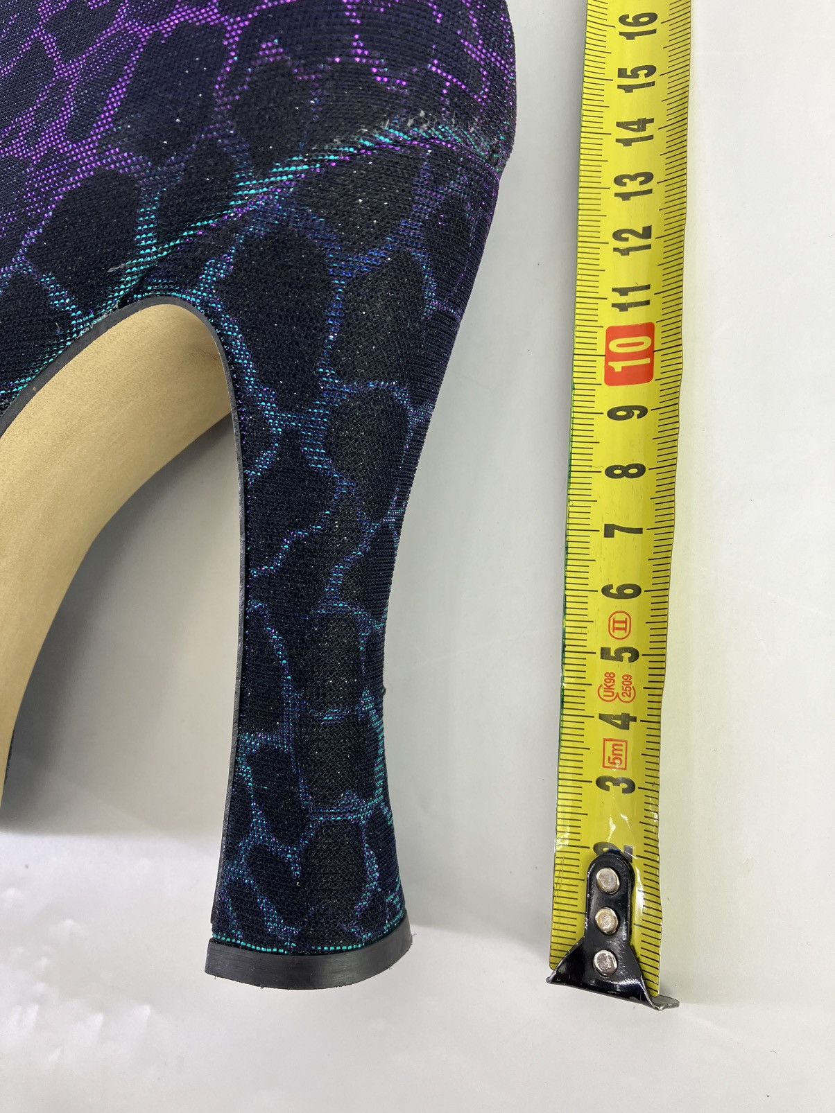 Vintage Over-the-knee thigh-high boots Nathaly Martinez 90s 00s Size US 8 / IT 38 - 8 Thumbnail