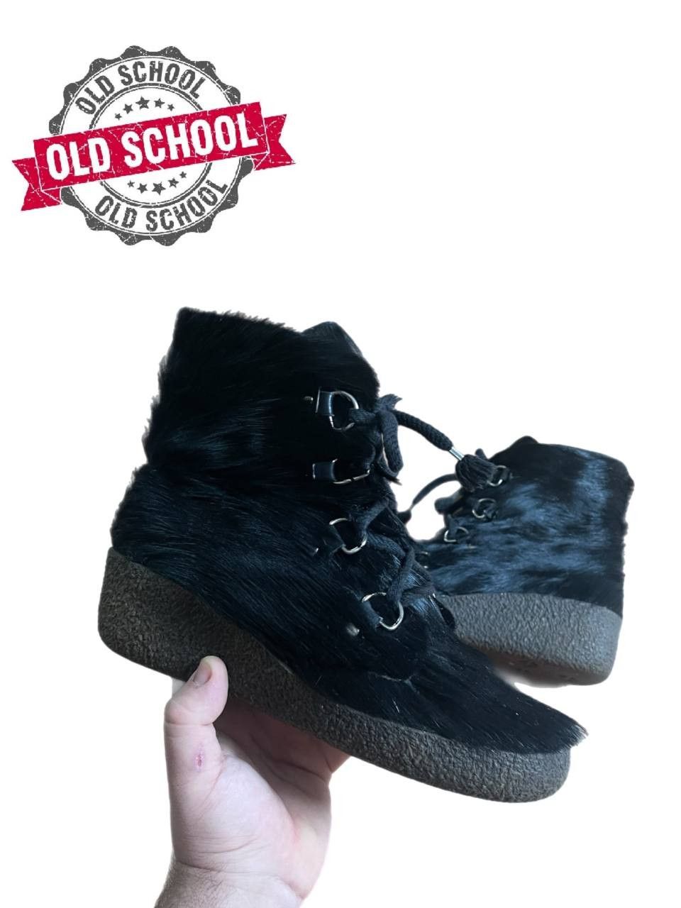 Genuine Leather × Japanese Brand × Vintage Genuine Fur Winter Boots Size US 9 / IT 39 - 1 Thumbnail