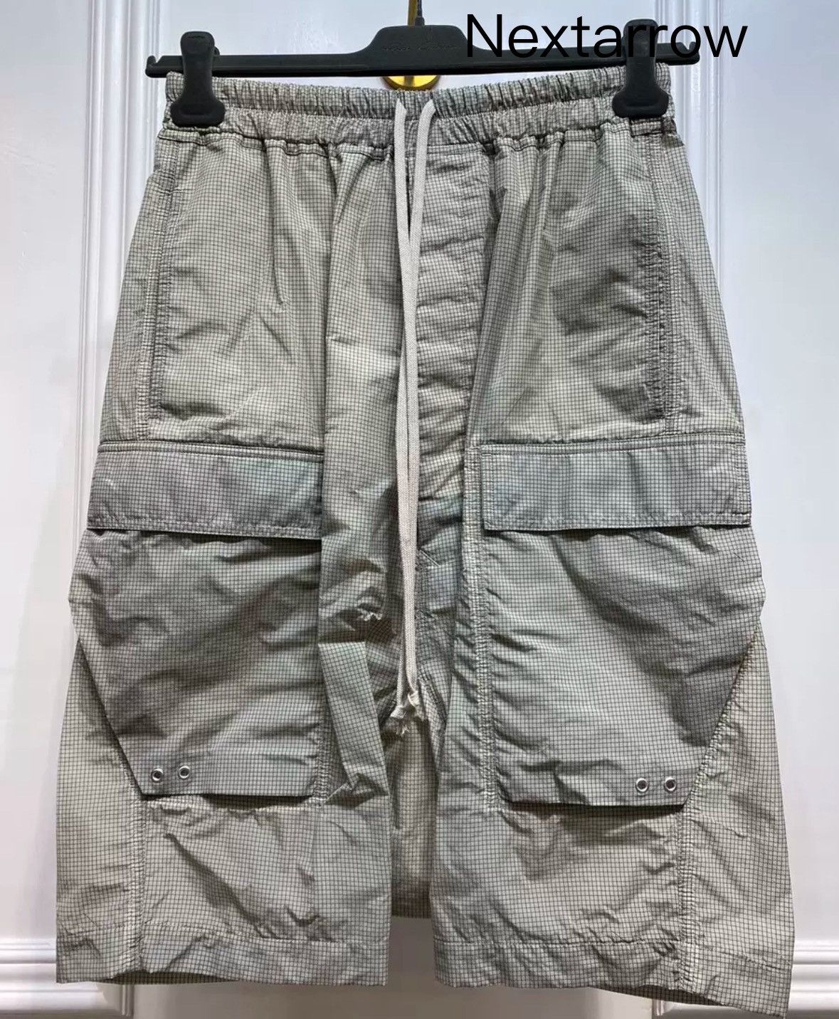 Rick Owens Rick Owens Men's Green Nylon Blended Shorts2412-Nextarrow Size US 36 / EU 52 - 1 Thumbnail