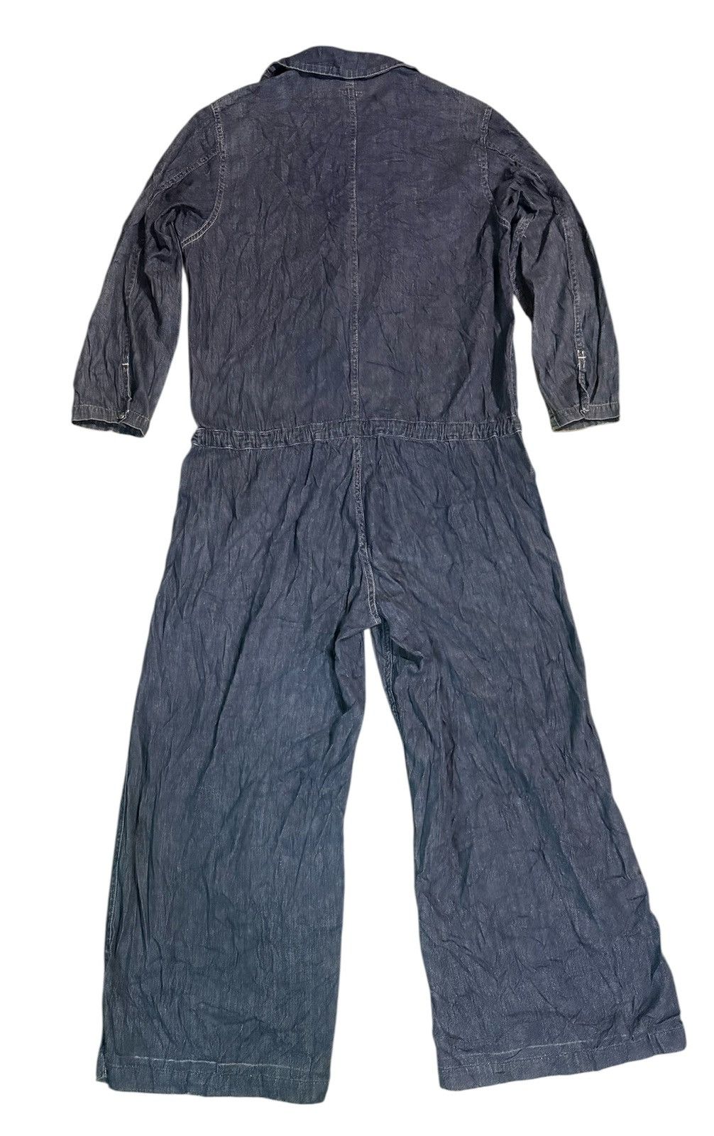 Kapital Kapital Jumpsuit Denim Blue Vintage Size 23" - 2 Thumbnail