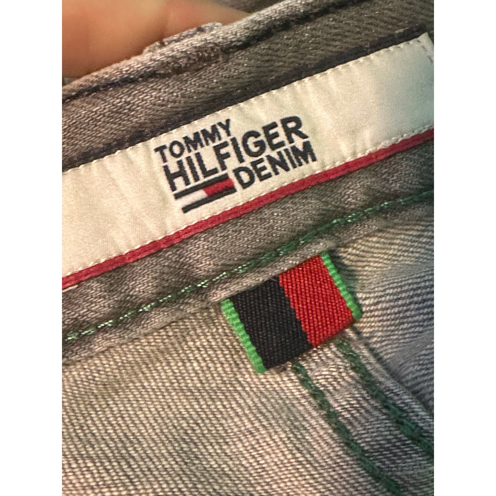 Tommy Hilfiger Tommy Hilfiger men gray slim fit tapered legs jeans size 30 Size US 30 / EU 46 - 3 Thumbnail