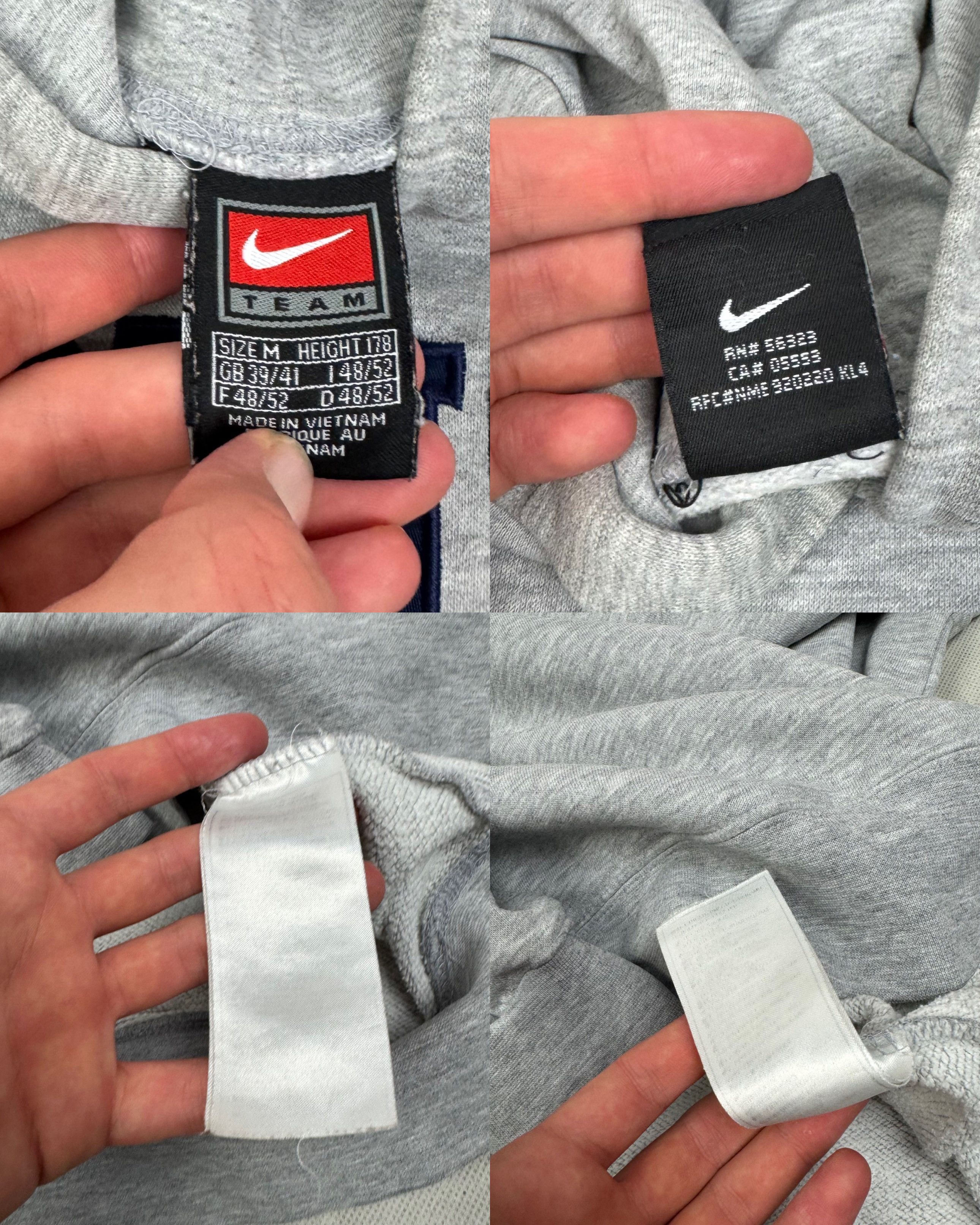 Nike Nike Men Gray Michigan Wolverines Football Pullover Hoodie M Size US M / EU 48-50 / 2 - 2 Thumbnail