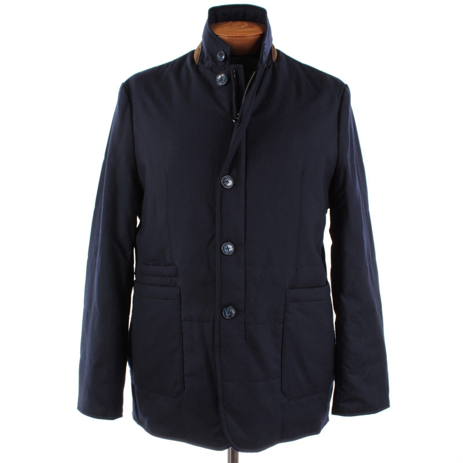 Zanella Zanella Coat Size XL US In Blue Wool Size US XL / EU 56 / 4 - 1 Thumbnail