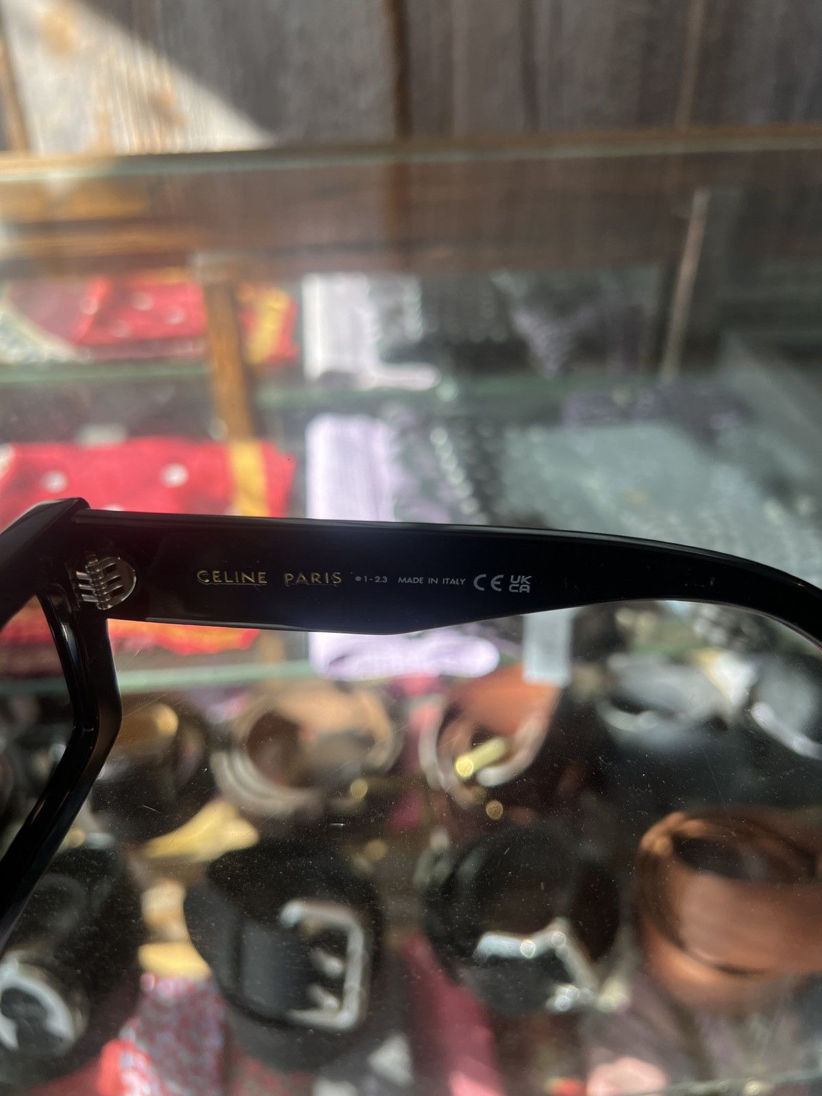 Celine Celine black sunglasses Size ONE SIZE - 4 Thumbnail