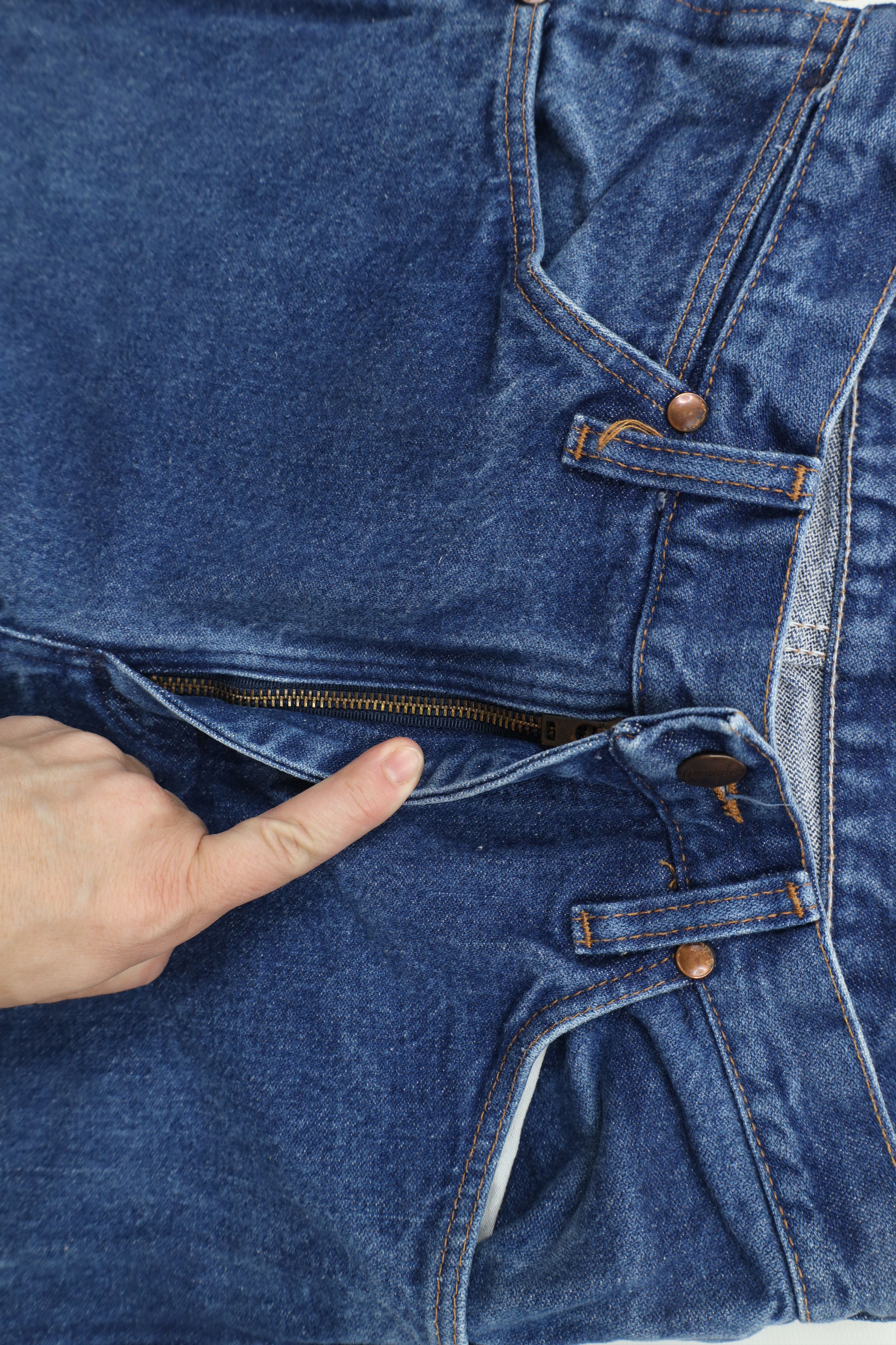 Vintage × Wrangler Vintage 90s Wrangler Flare Bootcut Denim Jeans Blue USA Size US 29 - 7 Thumbnail