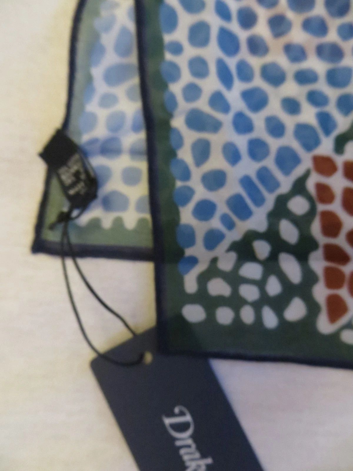 Drake's large printed scarf made in Italy Size ONE SIZE - 5 Thumbnail