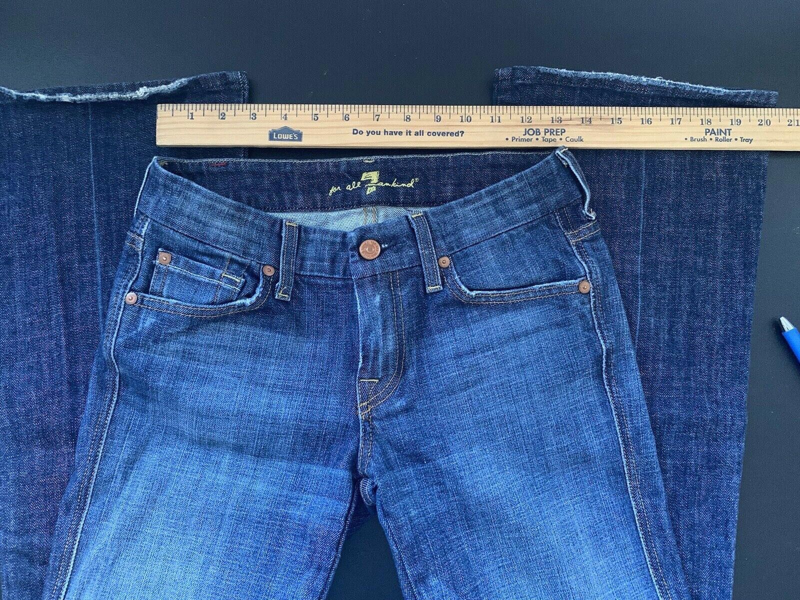7 For All Mankind 7 For All Mankind Jeans A Pocket Cotton Blend Flare Size 26 Size 42" / US 20 - 11 Thumbnail