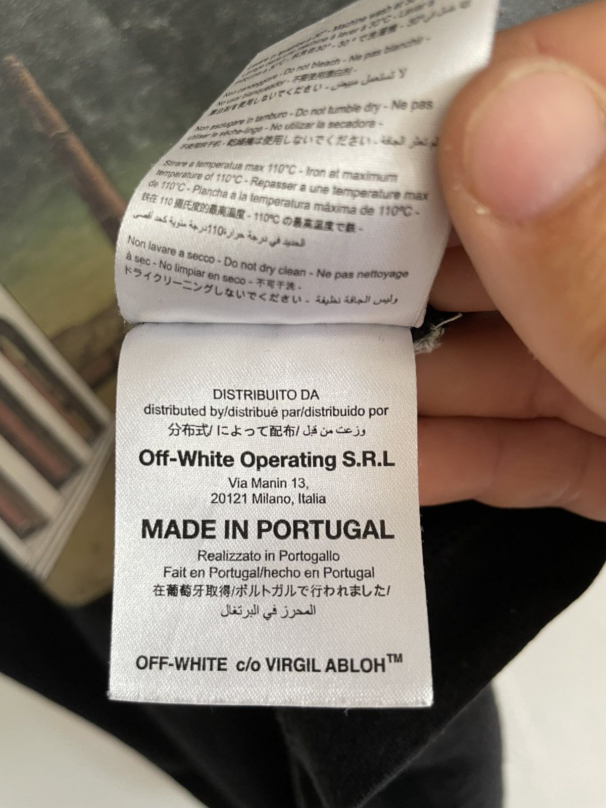 Off-White Off-White Virgil Abloh Chirico Mirror Tee Arrow Logo SS13 Size US S / EU 44-46 / 1 - 11 Thumbnail