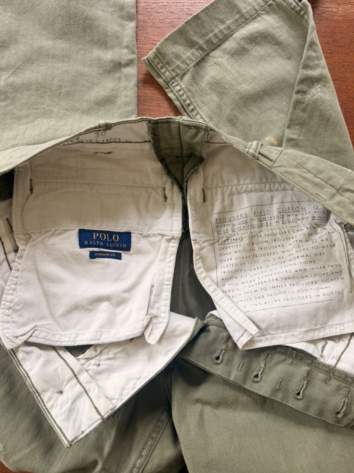 Polo Ralph Lauren Polo Ralph Lauren distressed hbt army pants Size US 30 / EU 46 - 6 Thumbnail