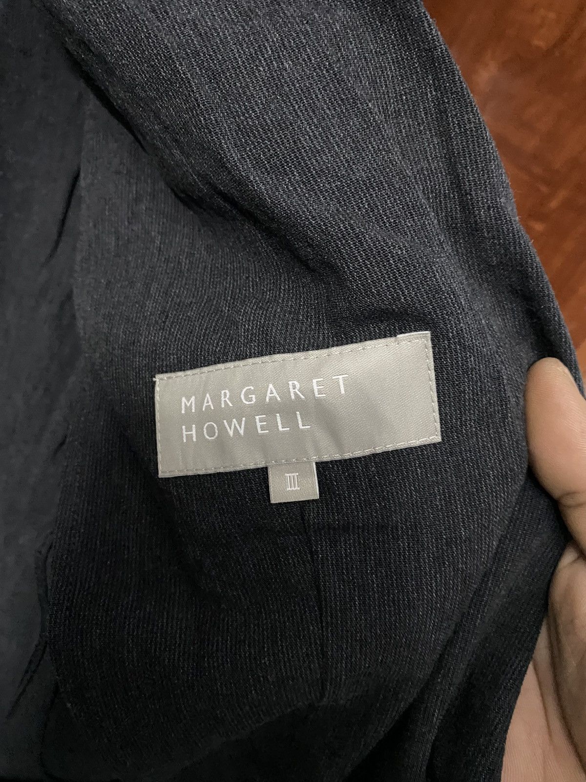 Margaret Howell Margaret Howell Ladies Coat Linen Rayon Black Jacket Size M / US 6-8 / IT 42-44 - 5 Thumbnail