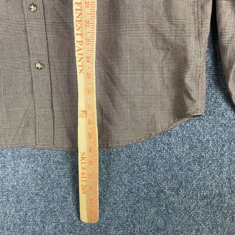 J.Crew J Crew Shirt Men's XL Slim Flannel Glen Check Soft Size US XL / EU 56 / 4 - 6 Thumbnail
