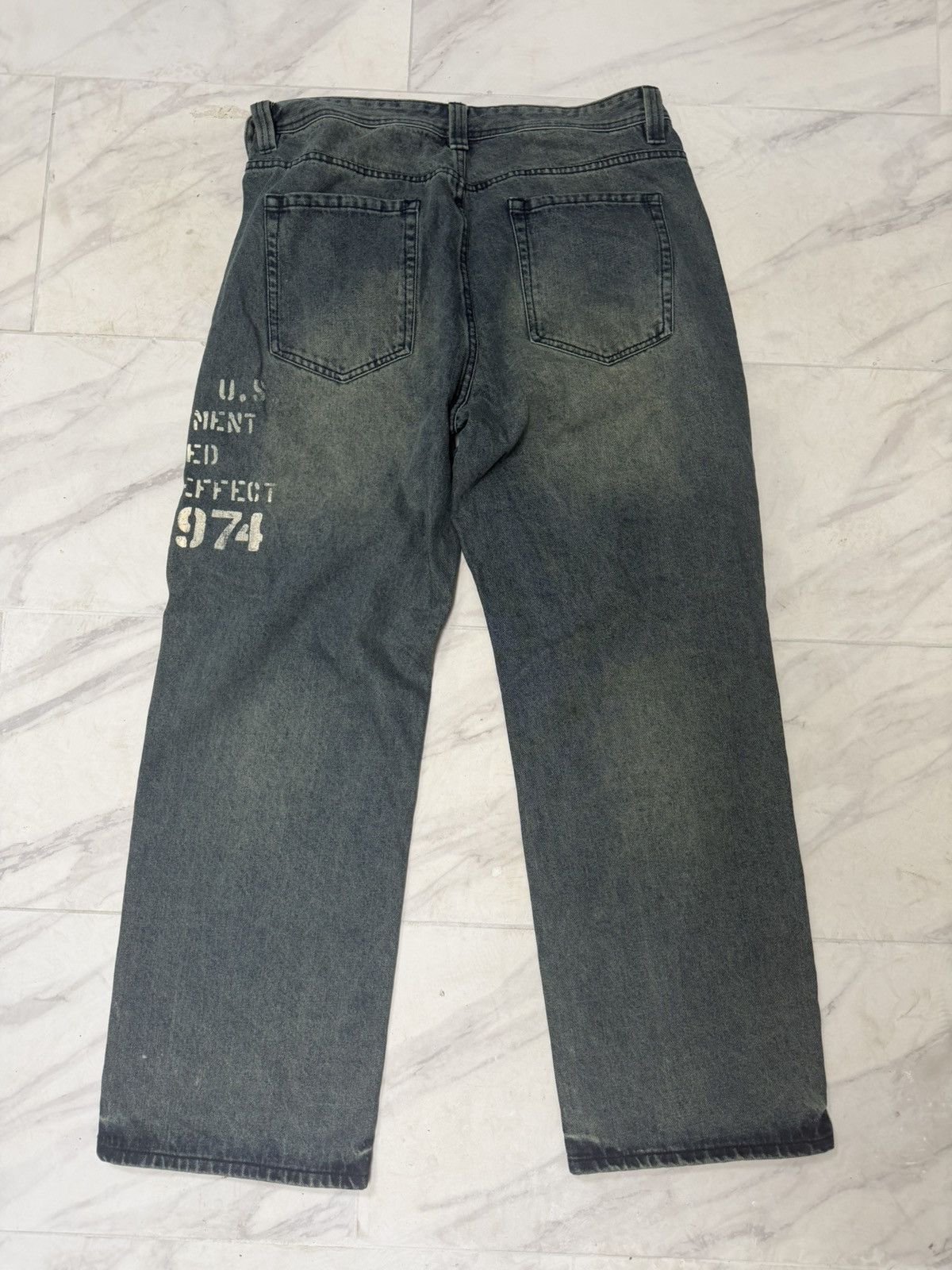 Other 74 IS WAR patch denim jeans Size US 36 / EU 52 - 3 Thumbnail