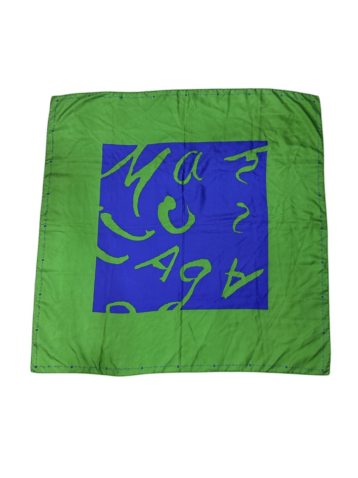 Designer Musee Carré Marc Chagall Nice SSill Scarf Made In France Size ONE SIZE - 1 Thumbnail