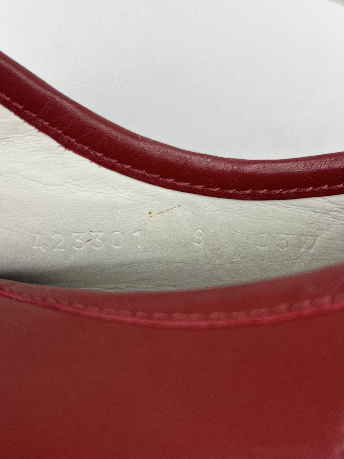 Gucci GUCCI Sneakers Low Top Leather GG Miro Soft Metal Logo Red Size US 8.5 / EU 41-42 - 16 Thumbnail
