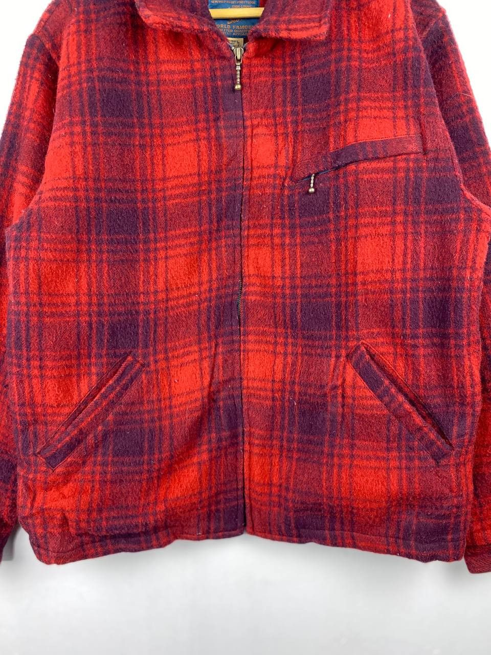 Japanese Brand jungle storm wool jacket quilted lining nice design Size US L / EU 52-54 / 3 - 3 Thumbnail