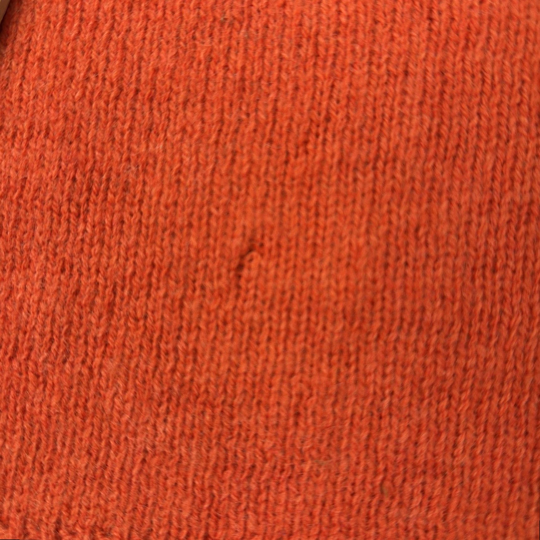 Vintage New York & Company NY&CO Sweater Womens XL Orange Wool V Neck Pullover Knit Size XL / US 12-14 / IT 48-50 - 8 Thumbnail