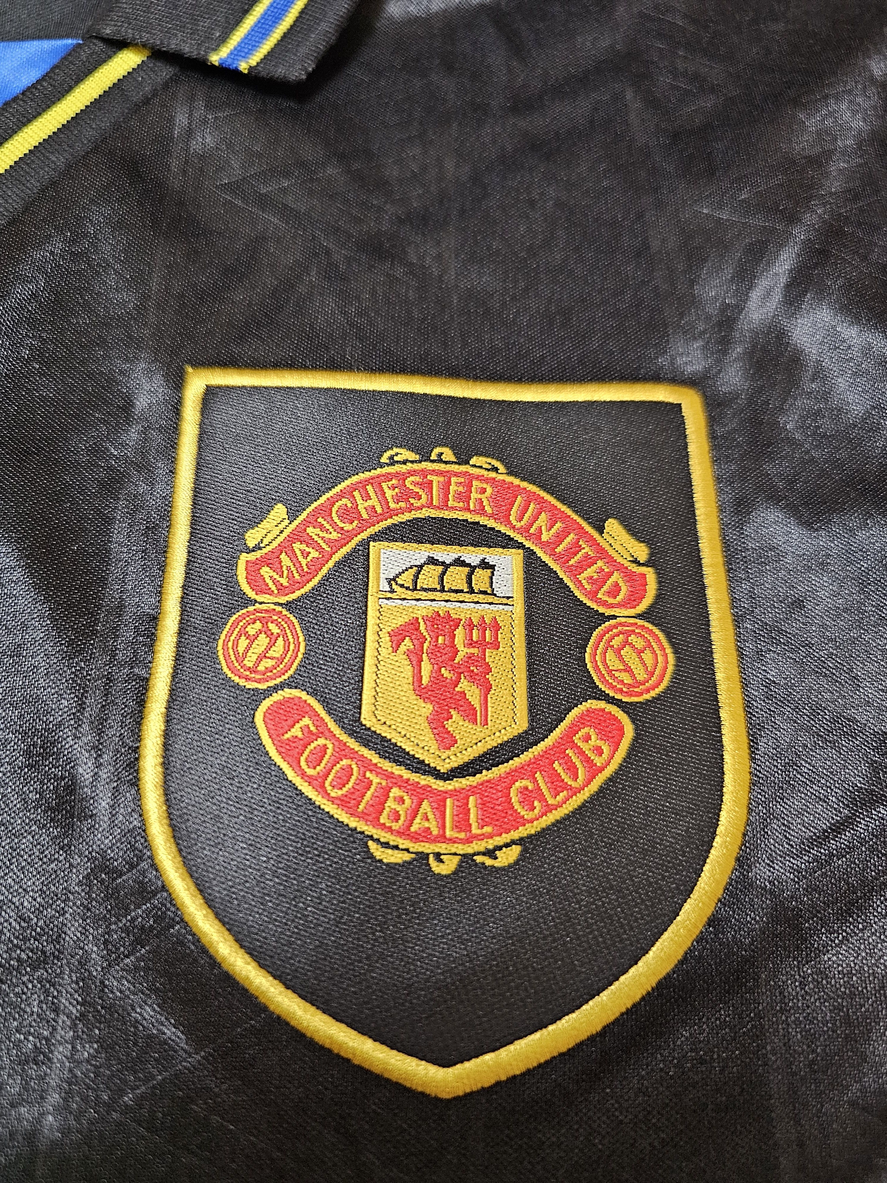 Other MANCHESTER UNITED 1993 1995 AWAY FOOTBALL SOCCER JERSEY Size US L / EU 52-54 / 3 - 4 Thumbnail
