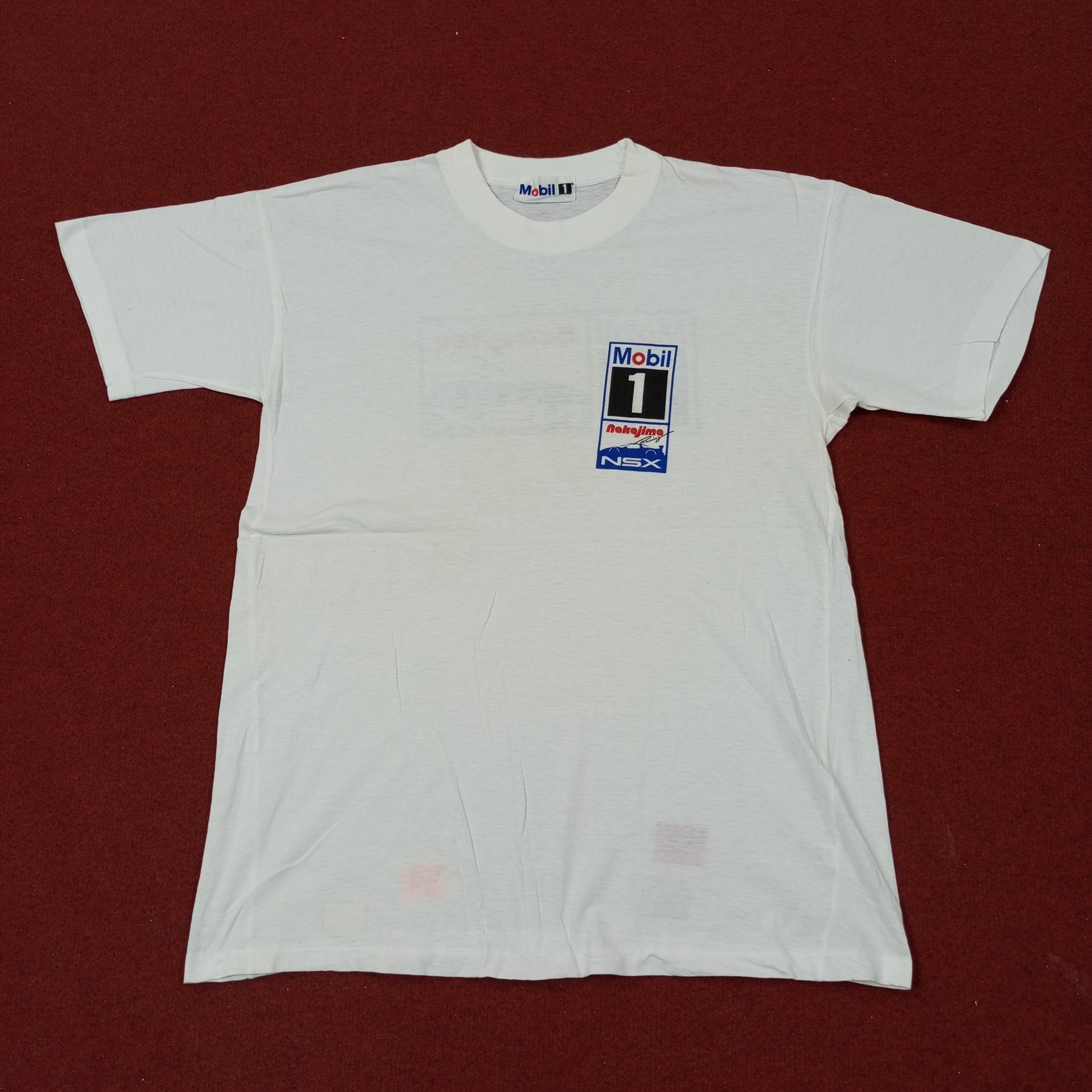 Japanese Brand Mobil 1 Nakajima NSX Motorsports Tshirt c239n39 Size US M / EU 48-50 / 2 - 3 Thumbnail