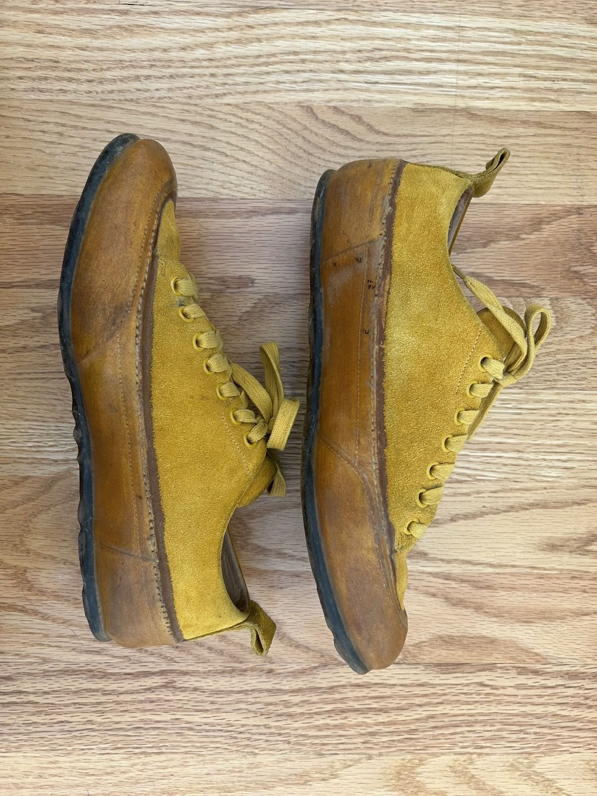 Other Sartori Gold - yellow suede sneakers with rubber dip Size US 9 / IT 39 - 4 Thumbnail