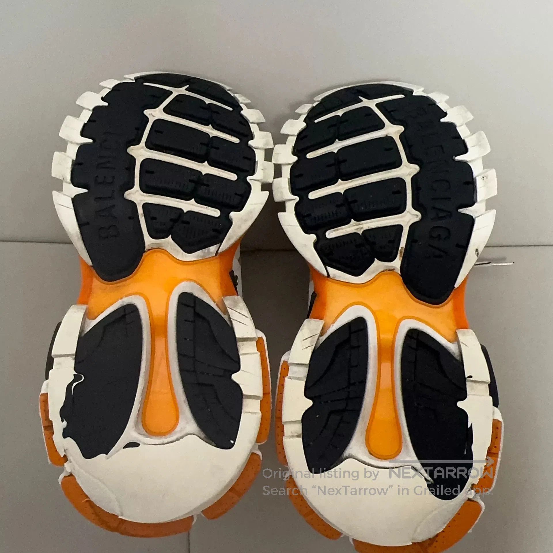 Balenciaga balenciaga track 3.0 sneakers white orange. Size US 8.5 / EU 41-42 - 4 Thumbnail